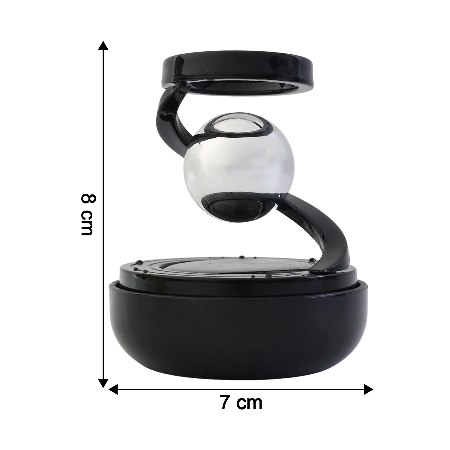 Premium Solar-Powered Rotating Car Air Freshener (1 Pc) - Image 6