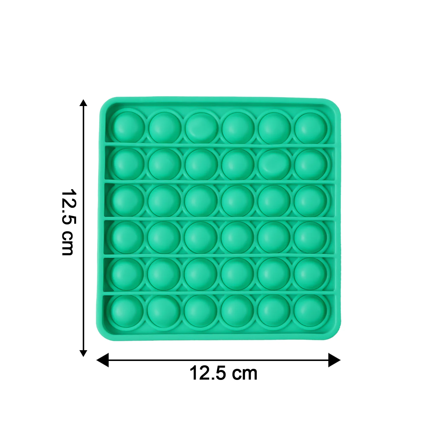 Premium Square Shape Silicone Pop It Fidget Toy (1 Pc) - Image 3