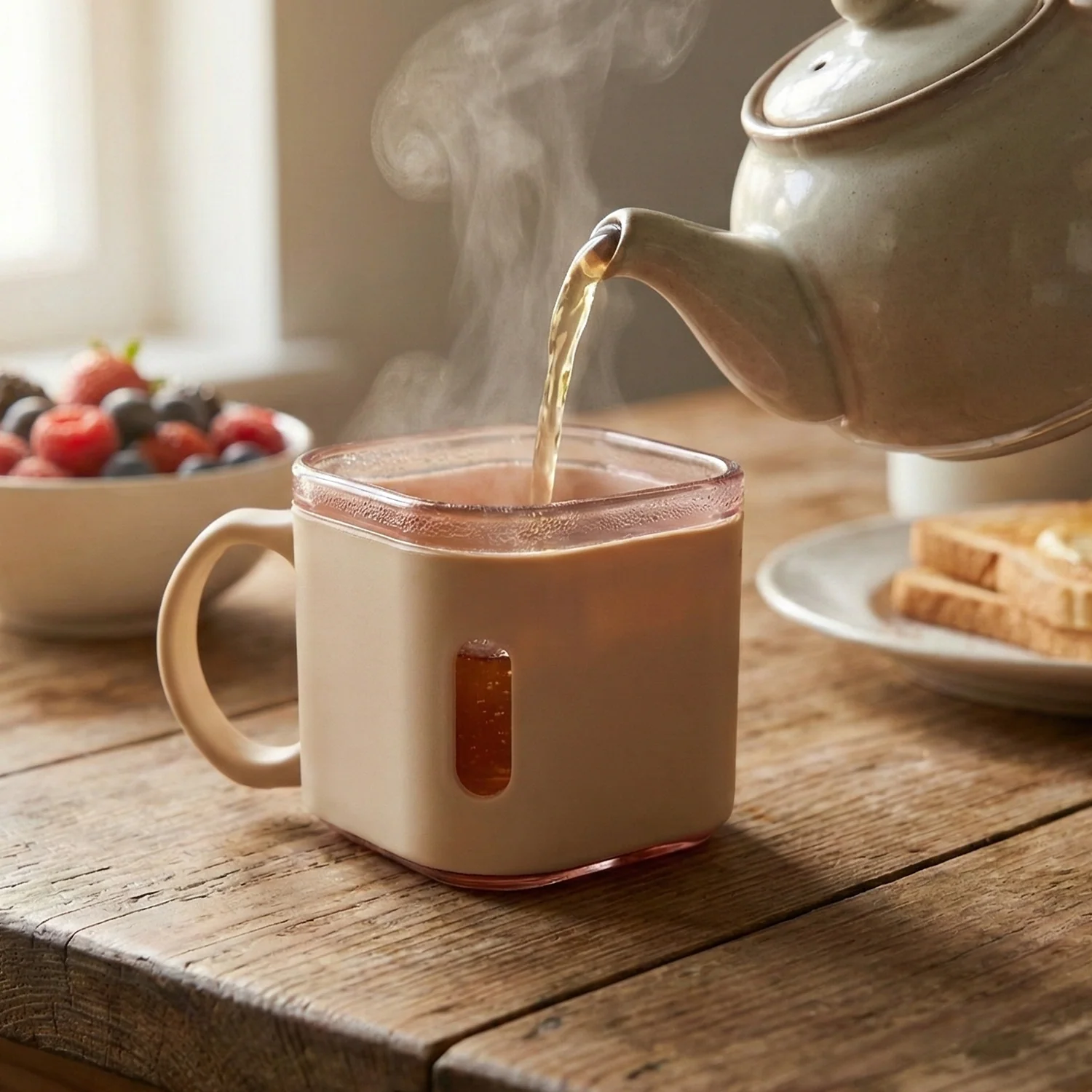 Premium Square Shape Tea Cup Set – 6-Piece (150 ML) - Image 8