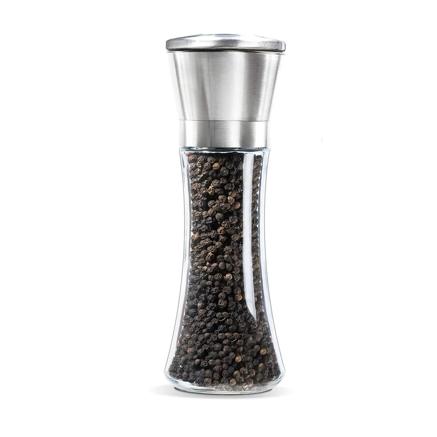 Premium Stainless Steel & Glass Manual Spice Grinder (1 Pc) - Image 5