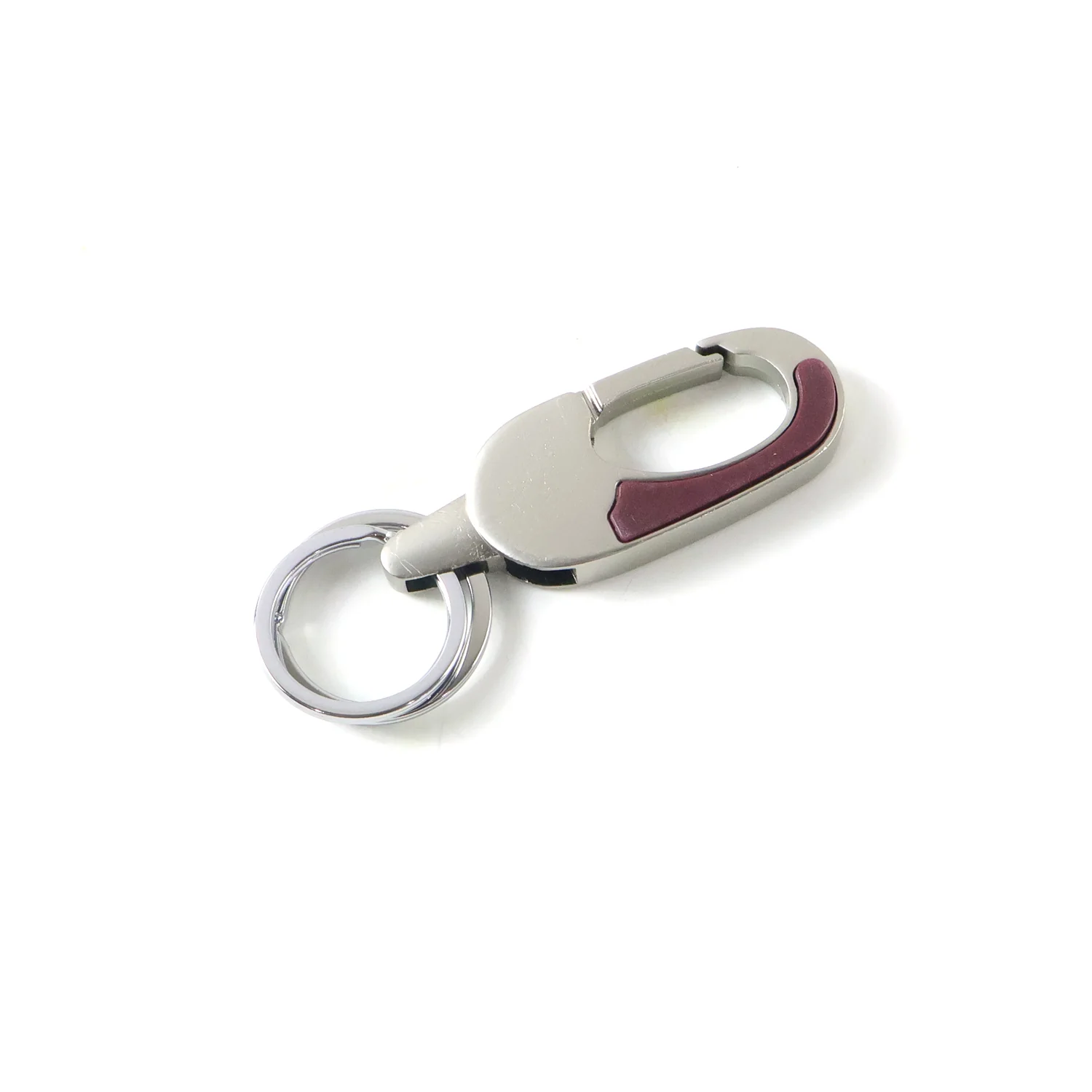 Premium Stainless Steel Carabiner Keychain with Secure Locking Clip 1 Pc - Image 4