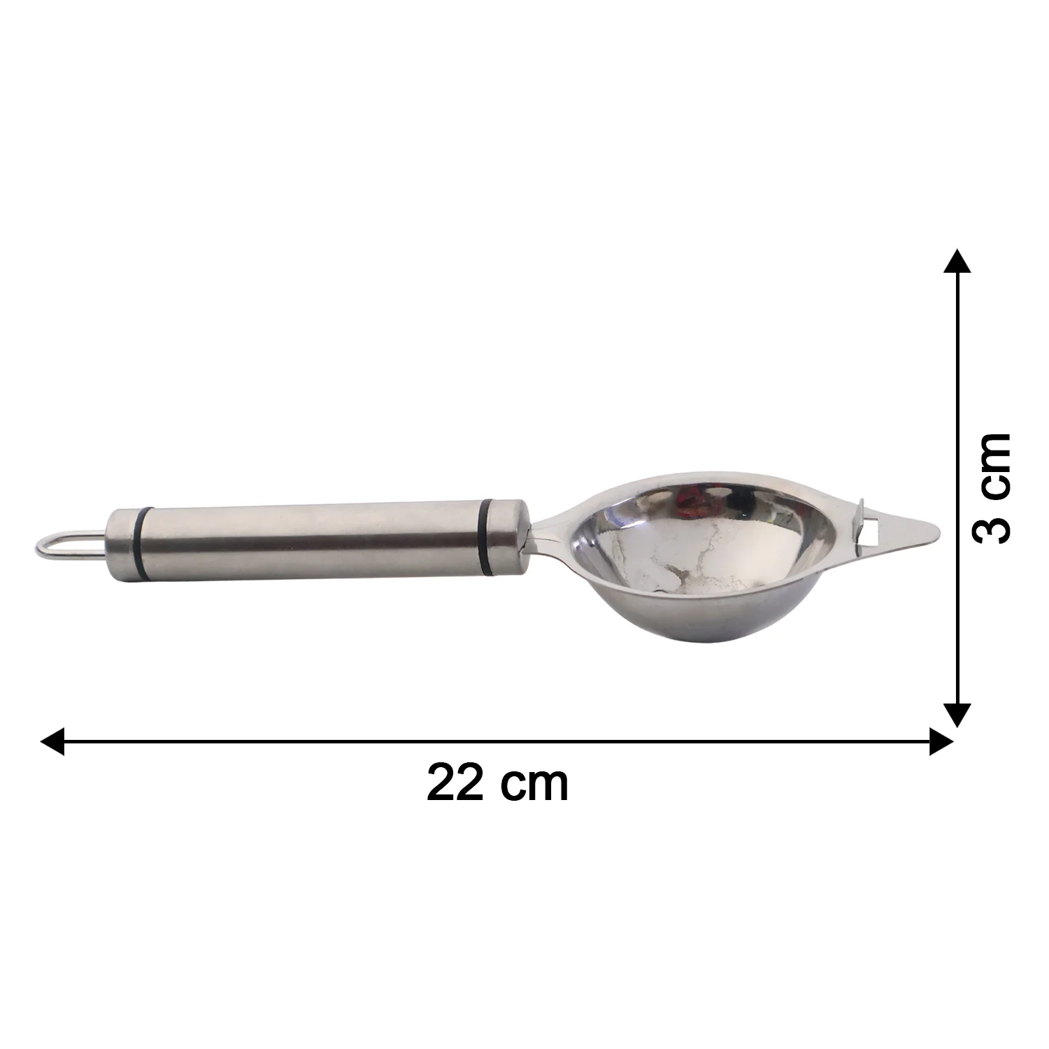 Premium Stainless Steel Egg Separator Tool (1 Pc) - Image 4