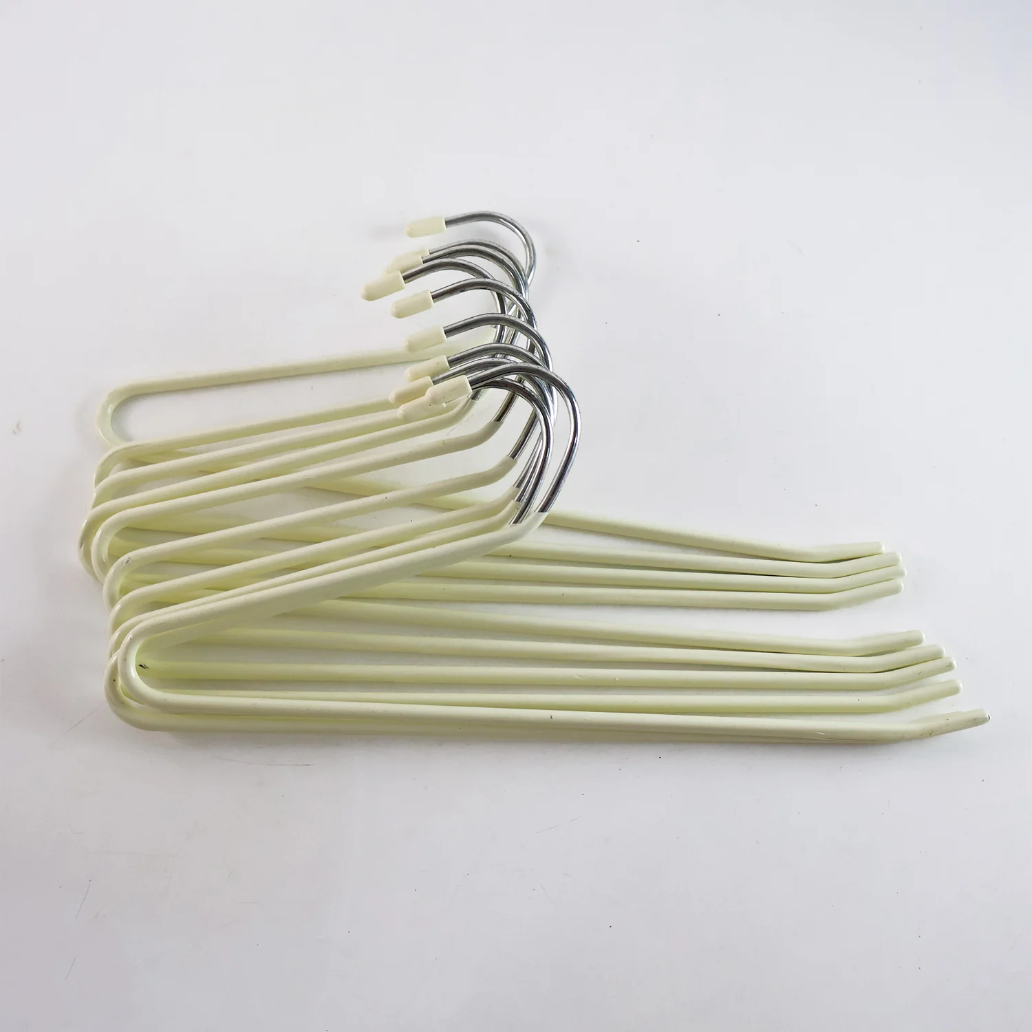 stainless steel Hangers with Silicone Cover Chrome Hook for Clothes (10 Pc / Set) - Image 5