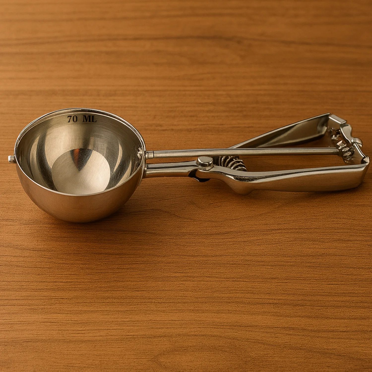 Premium Stainless Steel Ice Cream Scoop with Trigger Release –Approx 70 ML Capacity - Image 4