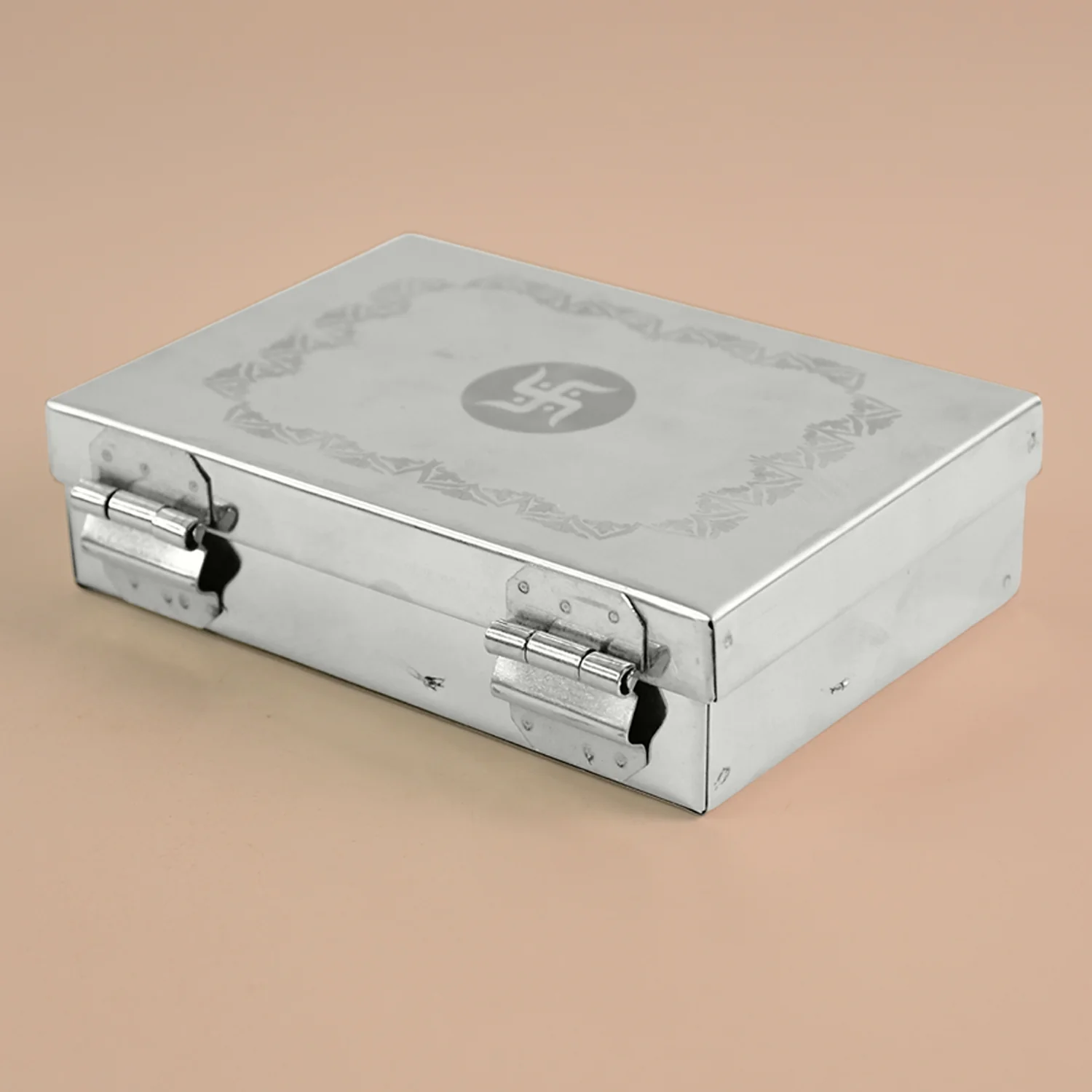 Multipurpose Stainless Steel Jewelry Storage Organizer Box 6 Compartments (1 Pc) - Image 6
