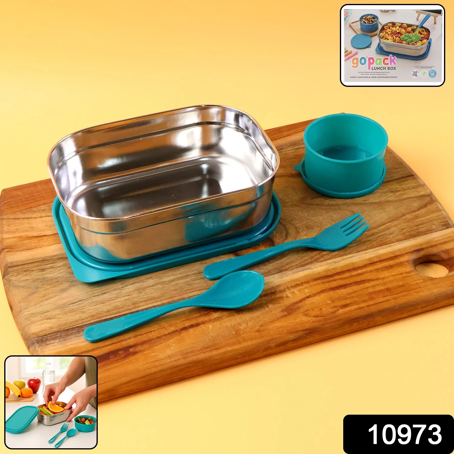 Premium Stainless Steel Lunch Box Set - Image 2