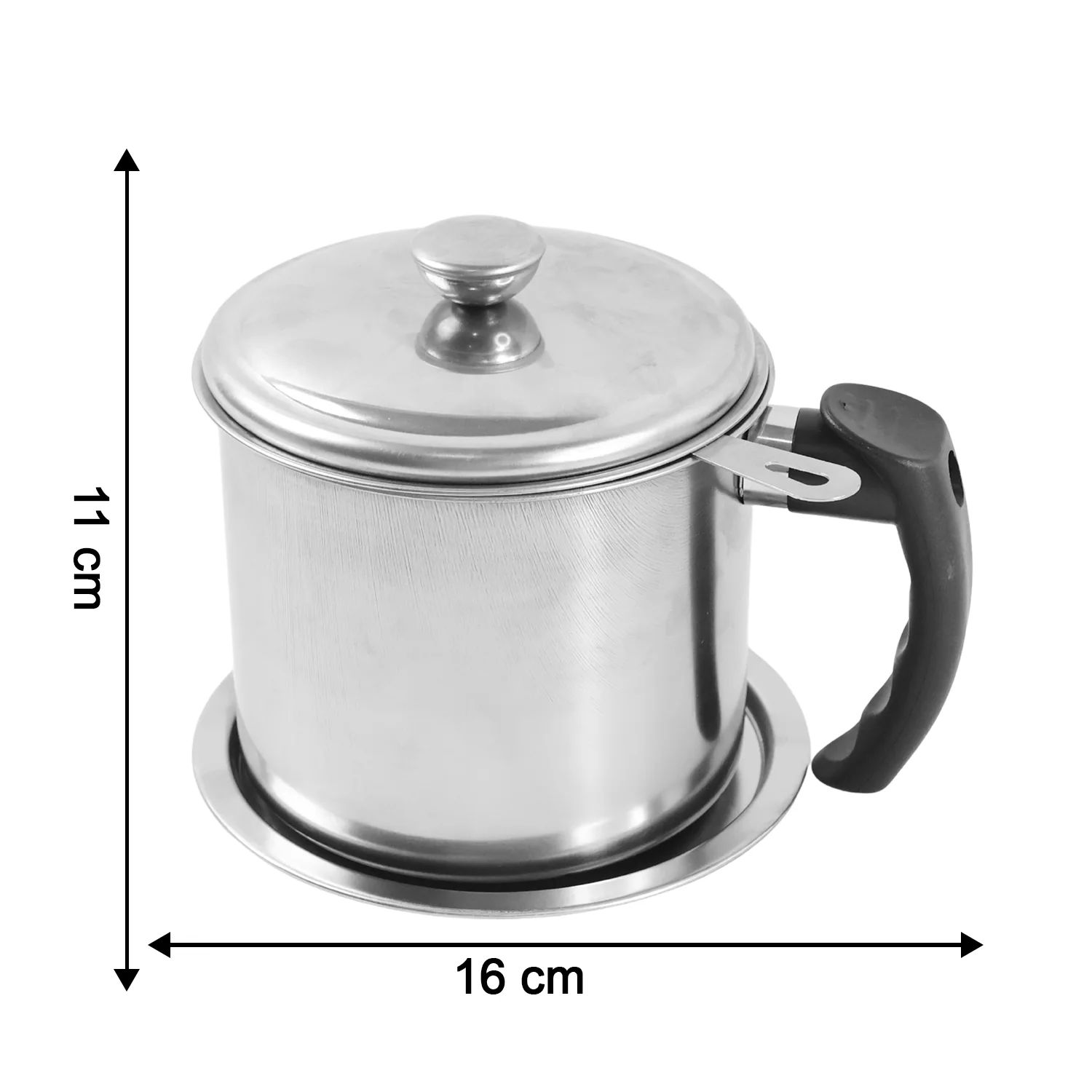 Premium Stainless Steel Oil Filter Pot (1.3 Ltr) - Image 7