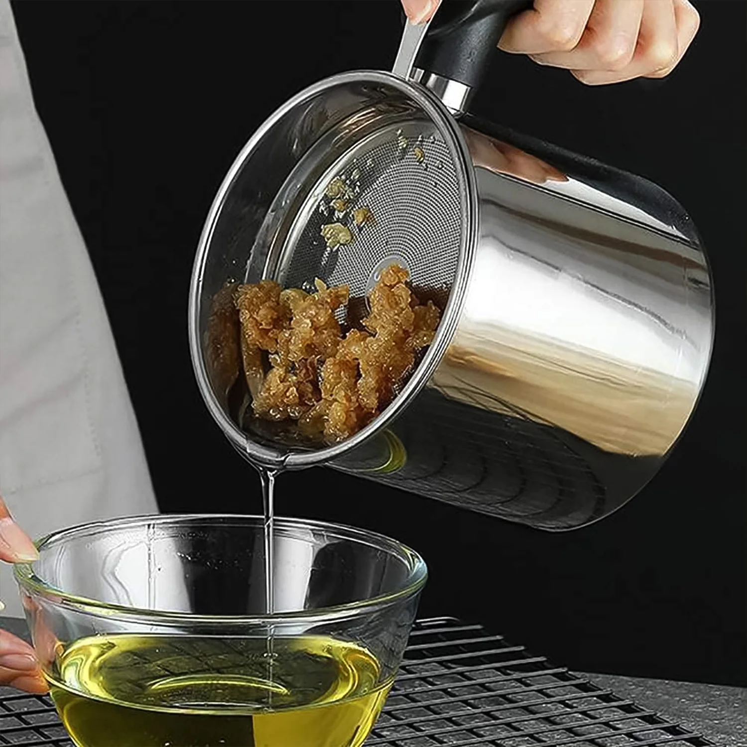 Premium Stainless Steel Oil Filter Pot (1.3 Ltr) - Image 8