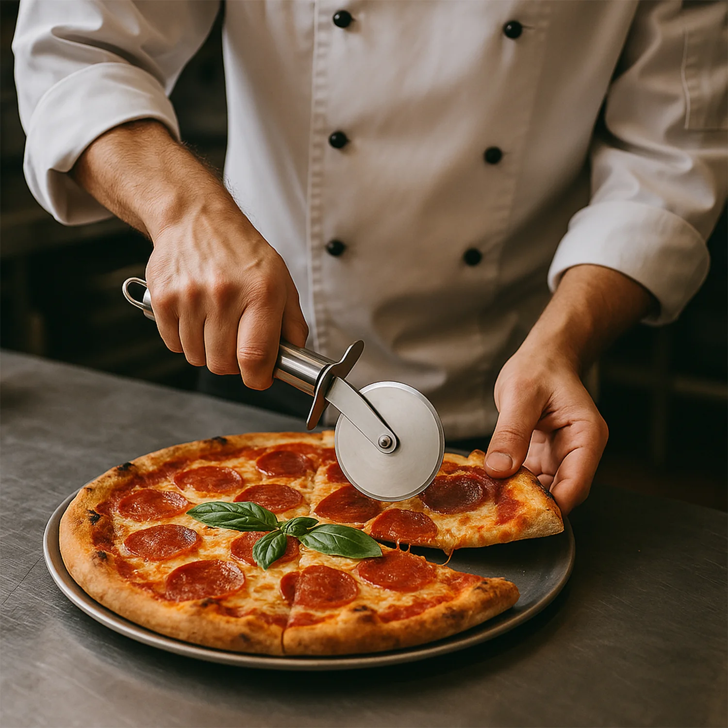 Premium Stainless Steel Pizza Cutter Wheel with Sharp Blade - Image 6