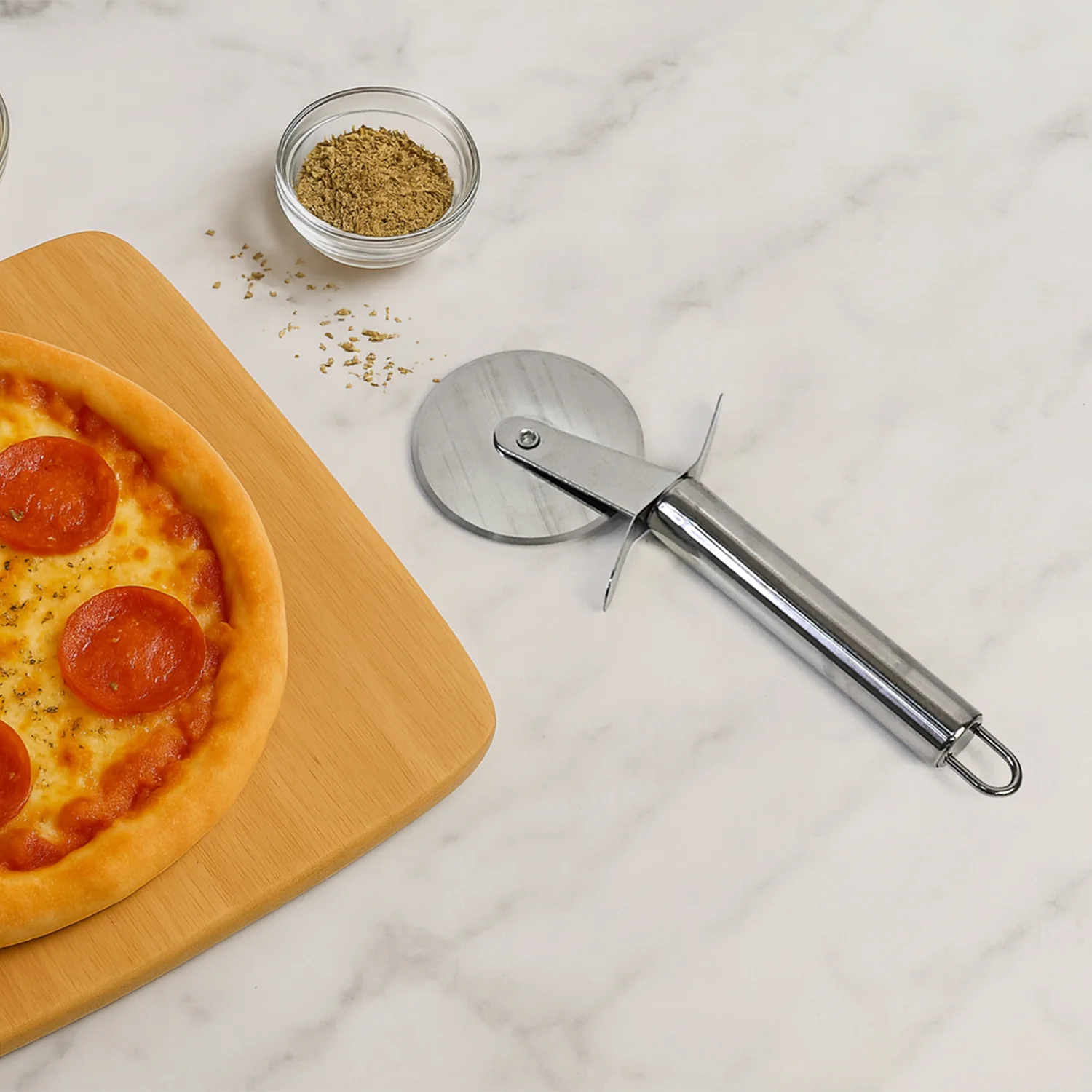 Premium Stainless Steel Pizza Cutter Wheel with Sharp Blade - Image 7