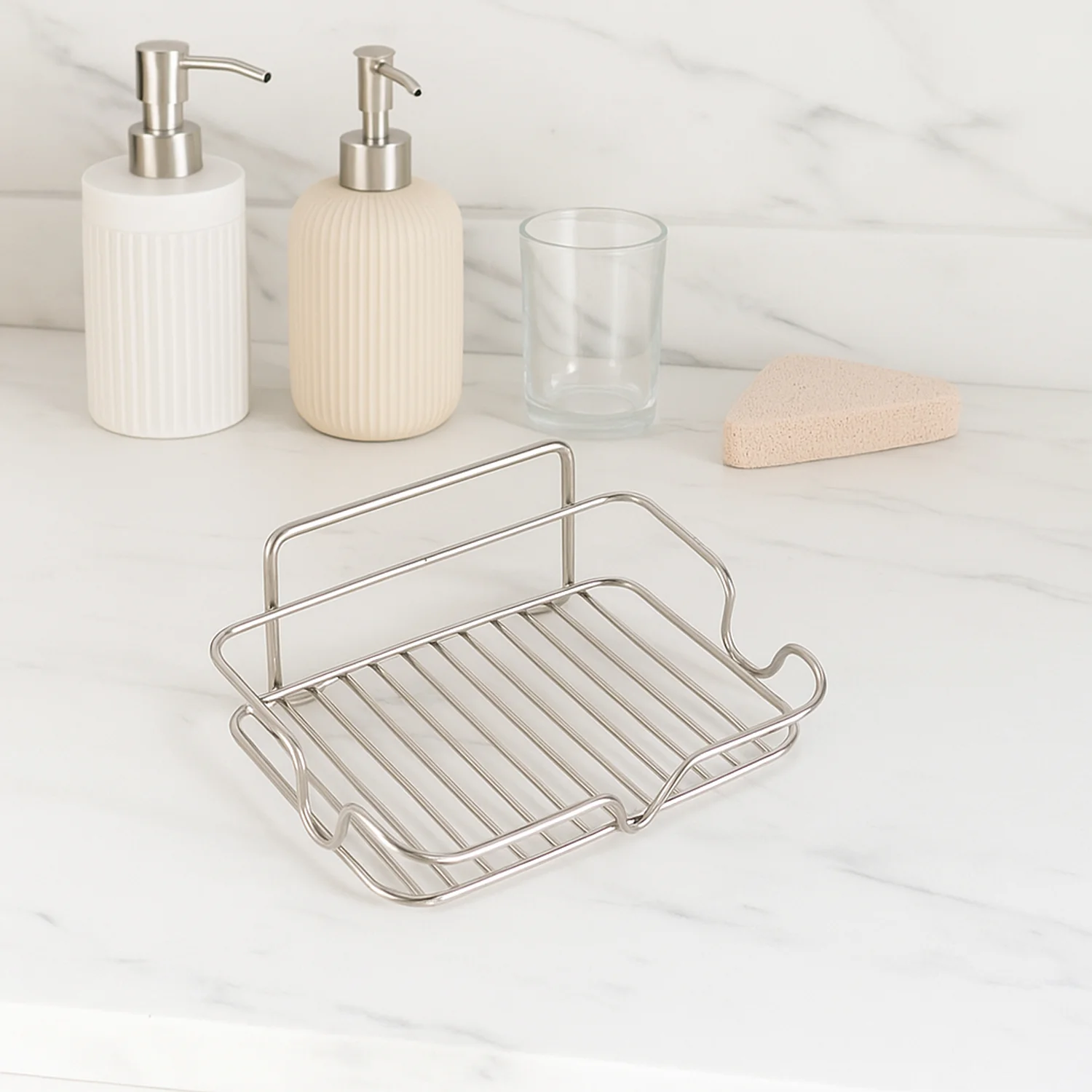 Premium Stainless Steel Soap Holder (1 Pc) - Image 3