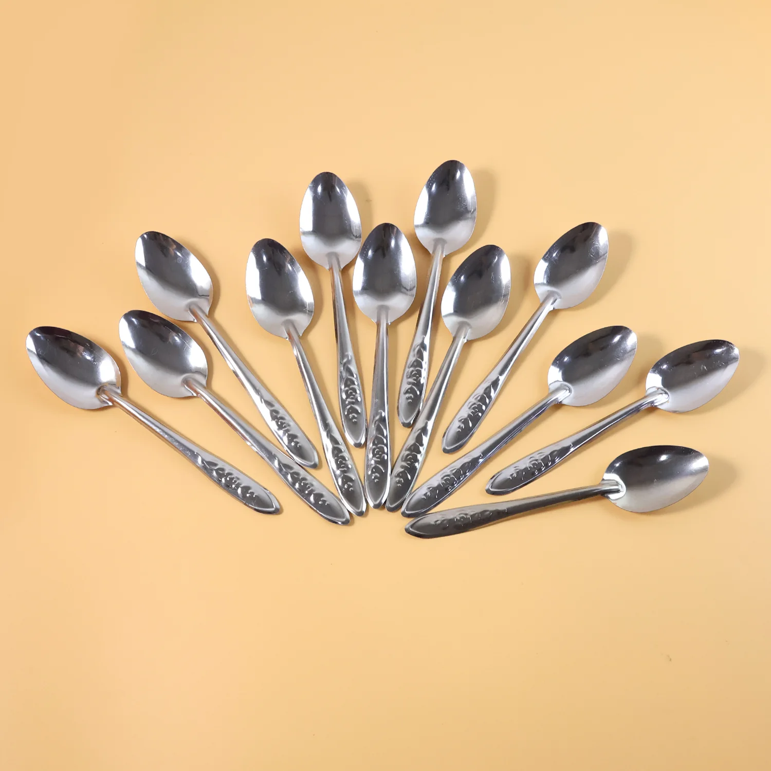 Premium Stainless Steel Table Spoons Set (12 Pc Set) - Image 4
