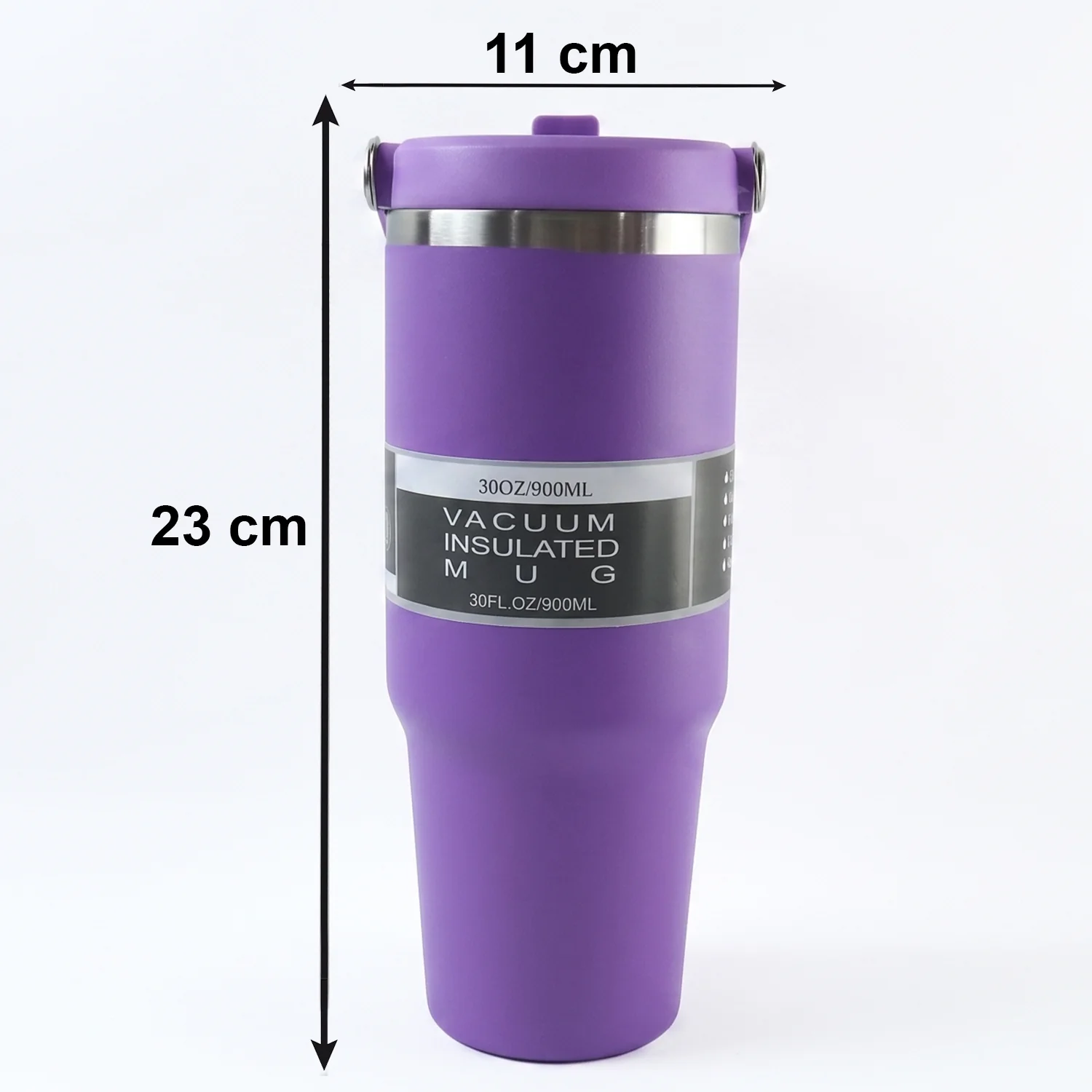 Premium Stainless Steel Vacuum Insulated Travel Mug Tumbler  (890ML / 1 Pc / Mix Color) - Image 6