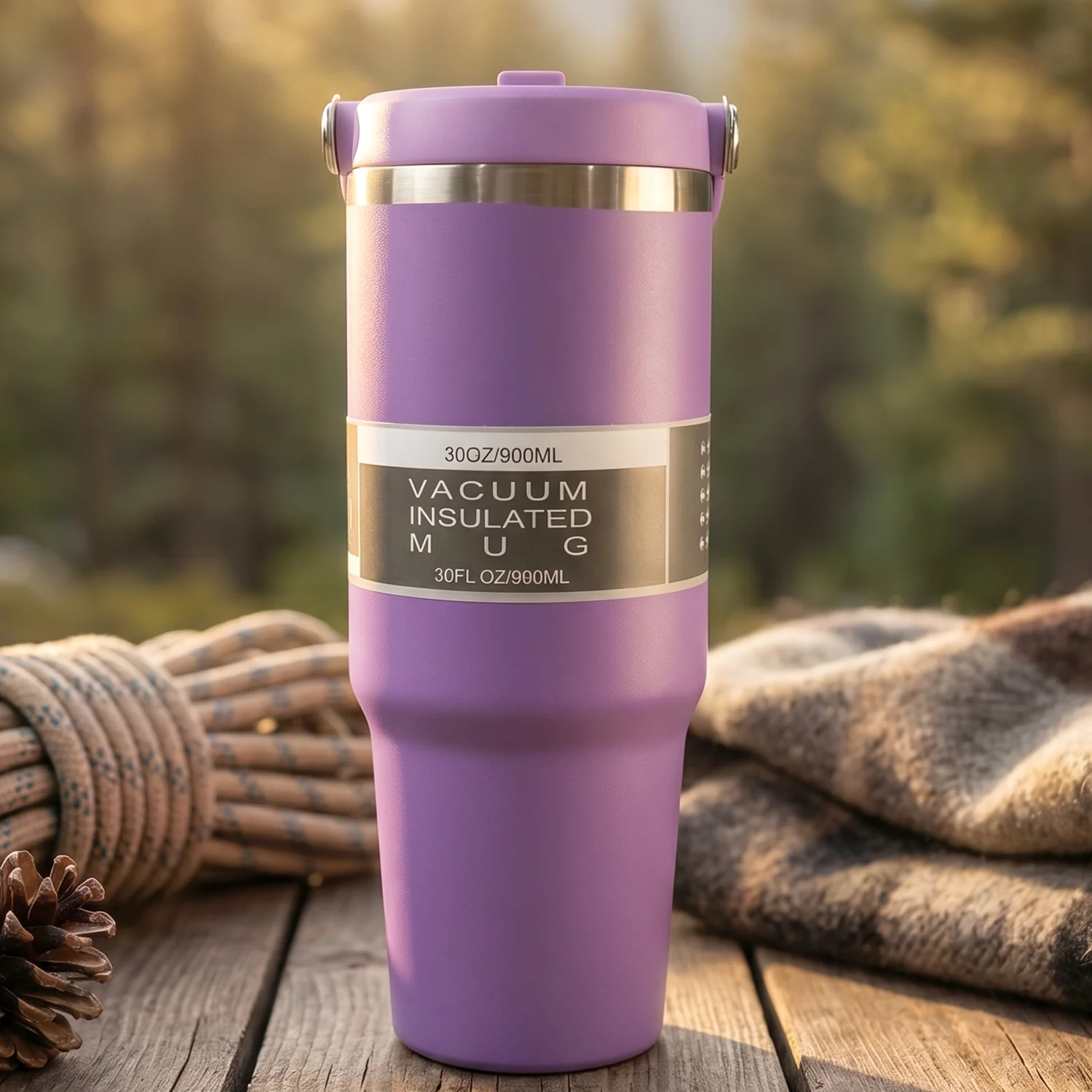Premium Stainless Steel Vacuum Insulated Travel Mug Tumbler  (890ML / 1 Pc / Mix Color) - Image 8
