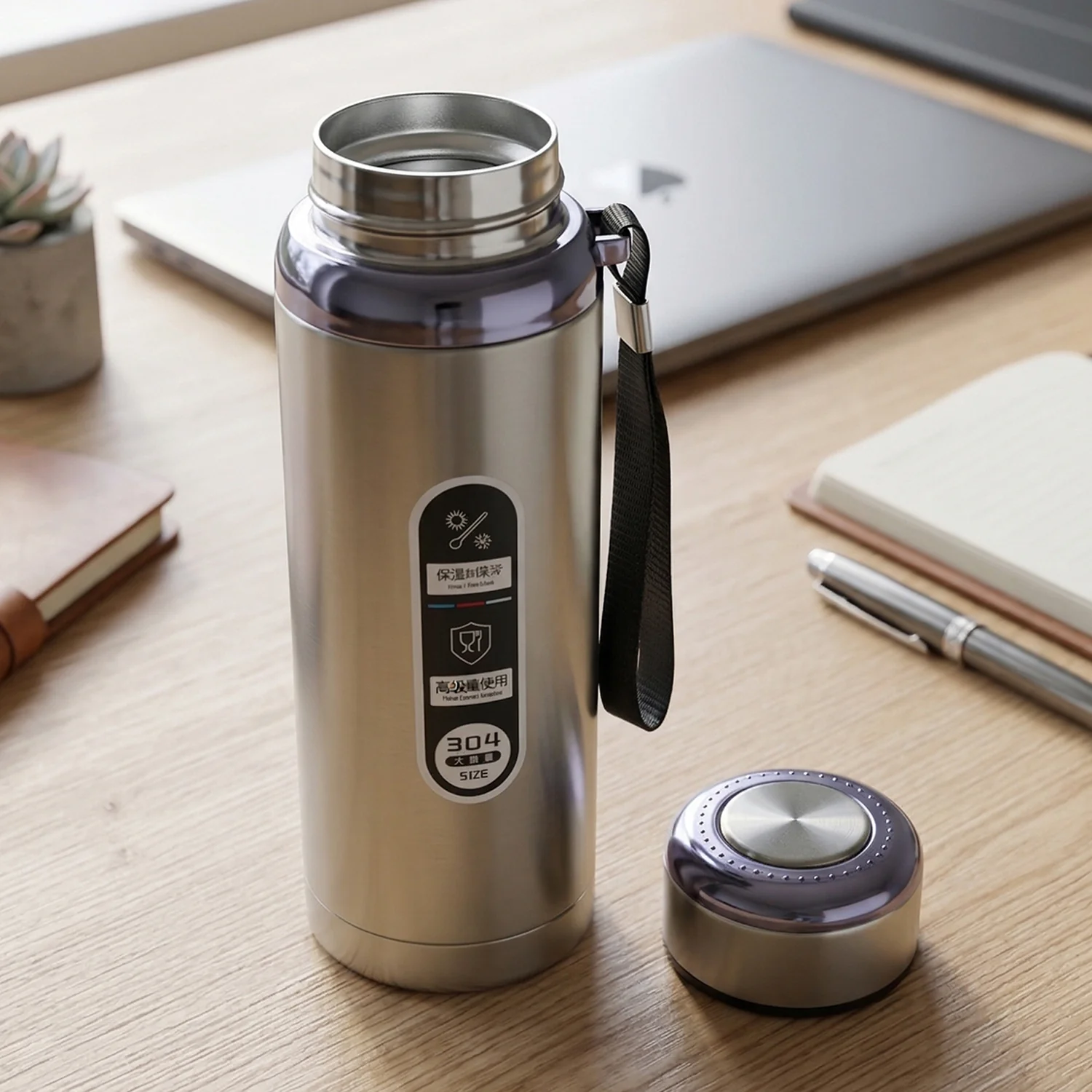 Premium Stainless Steel Vacuum Insulated Water Bottle (600 ML Approx) - Image 7