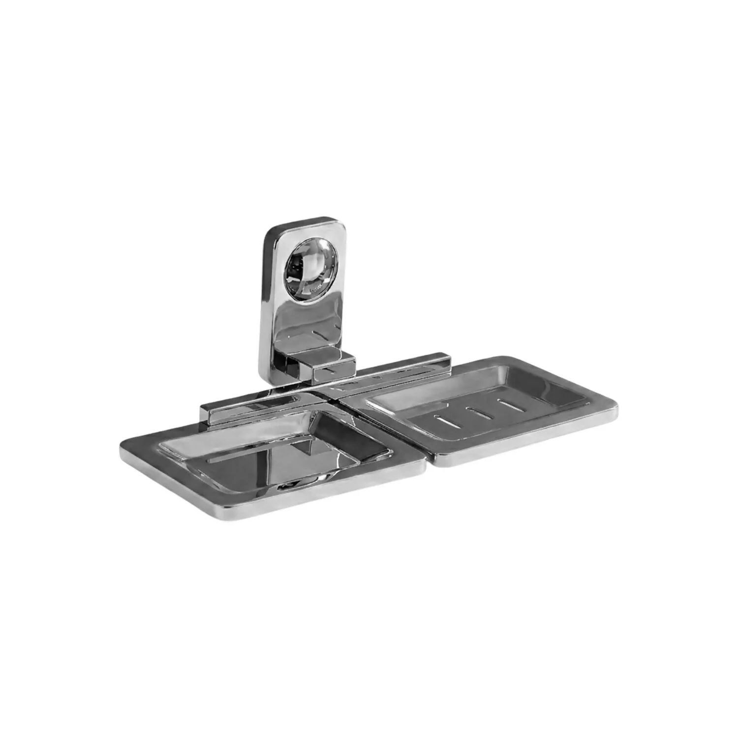 Premium Stainless Steel Wall Mounted Soap Dish with Double Compartments - Image 5