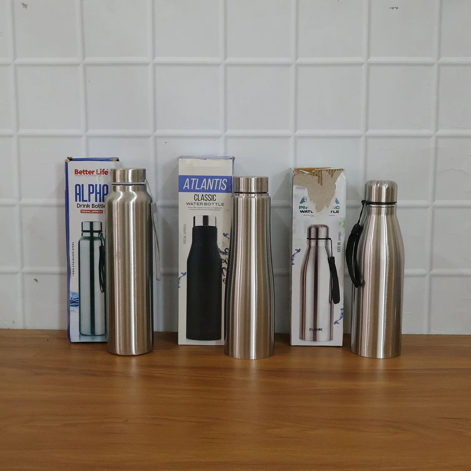 Premium Stainless Steel Water Bottle 1000 ML (1 Pc, 1000ML Approx Mix Design) - Image 8