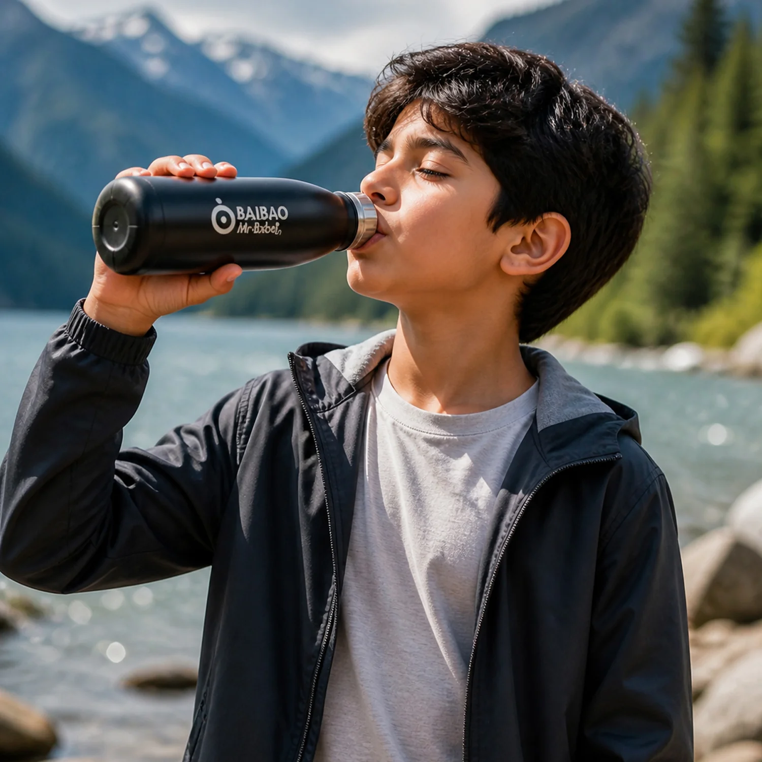 Premium Stainless Steel Water Bottle (500ML) - Image 3