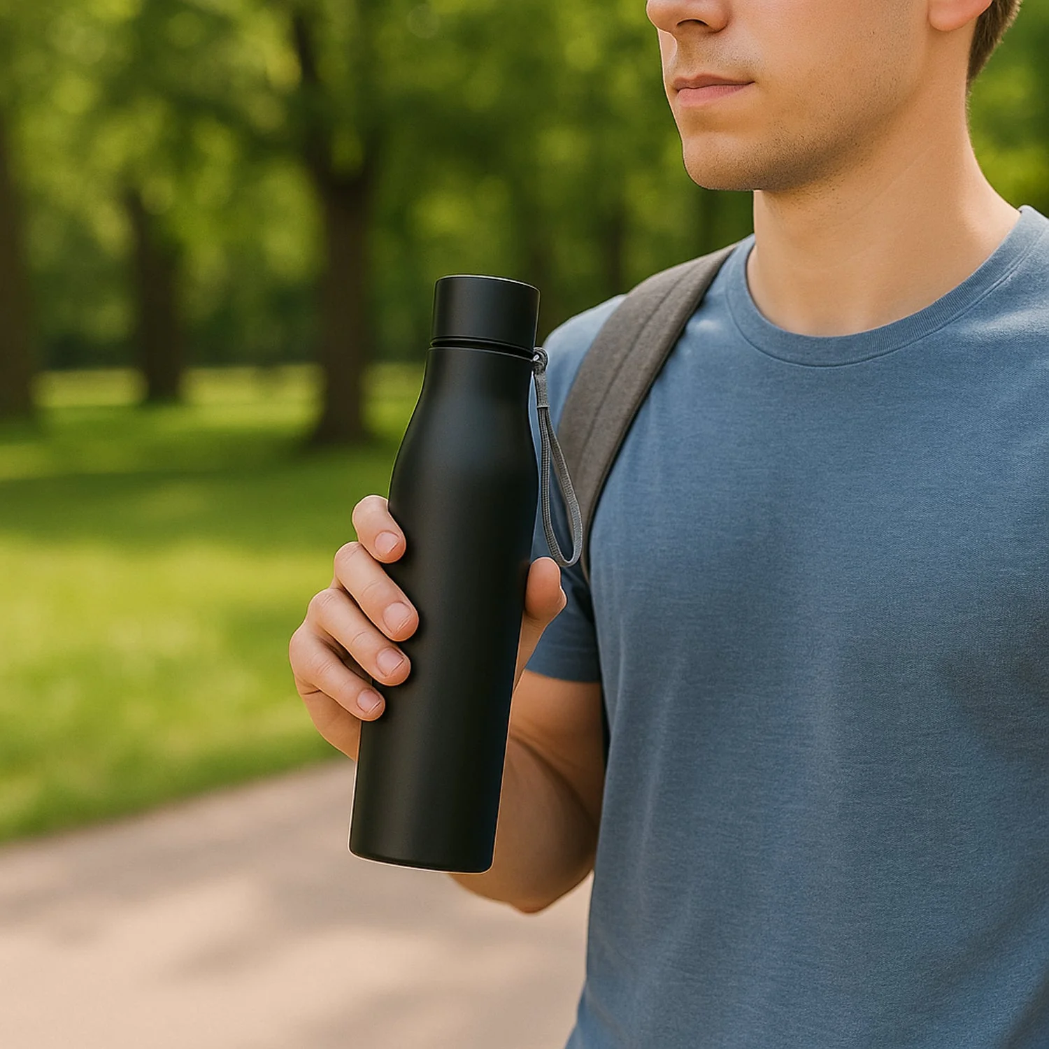 Customize Premium Stainless Steel Water Bottle Approx 1000ML (1 Pc) - Image 6