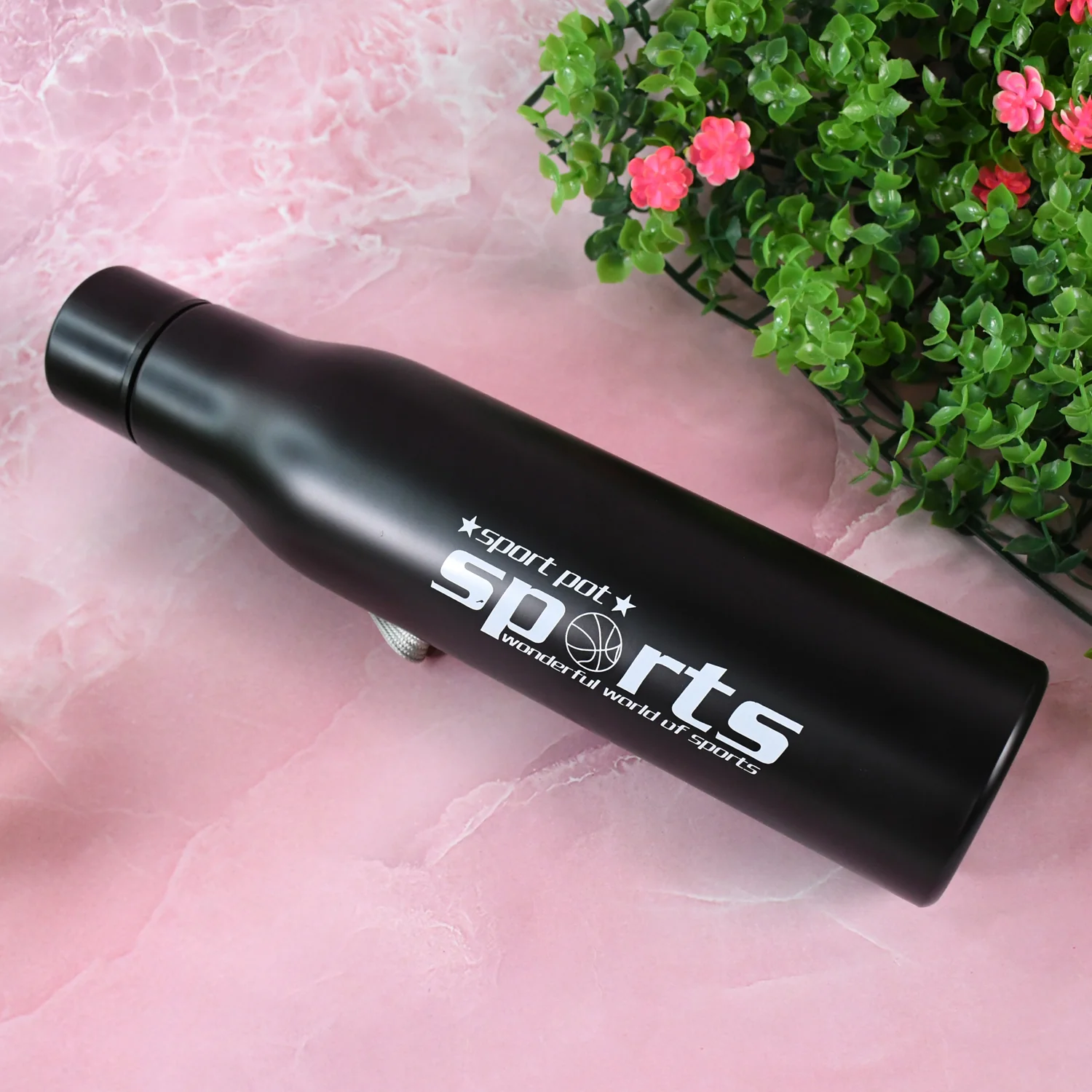Premium Stainless Steel Water Bottle Approx 1000ML (1 Pc) - Image 3