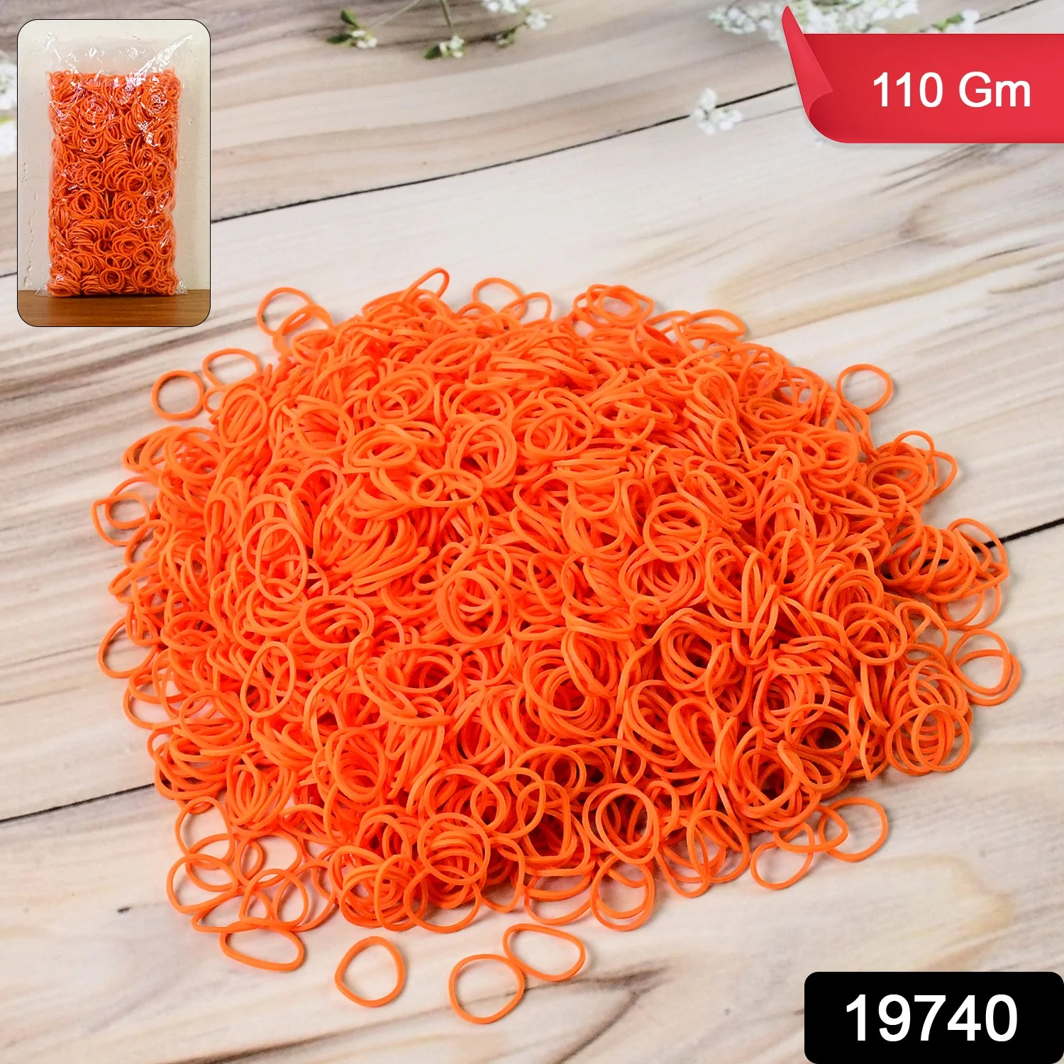 Premium Strong Elastic Rubber Bands – Multipurpose Bands (Approx. 110 gm Pack) - Image 2