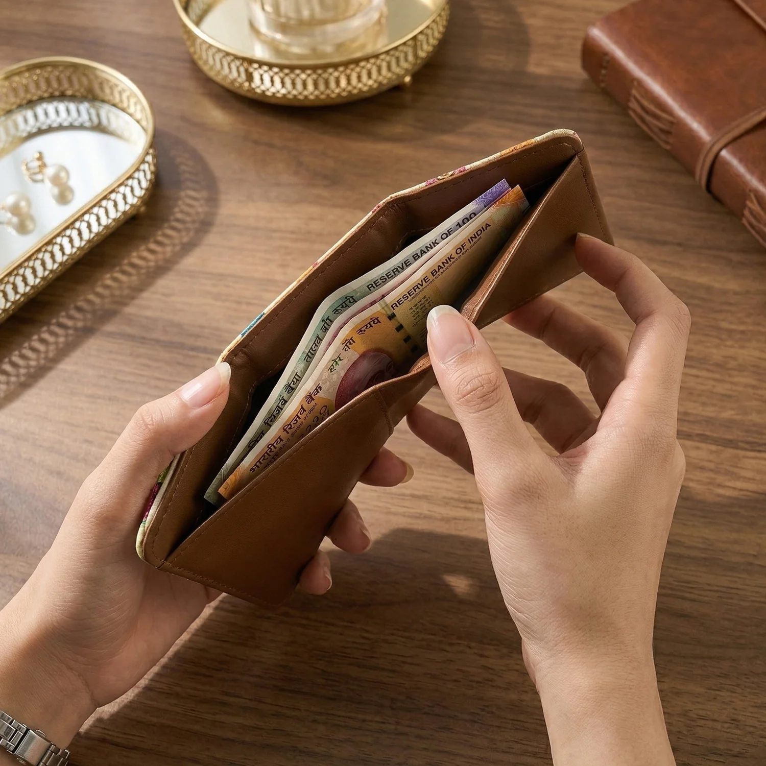 Premium Stylish Compact Foldable Wallet 1 Pc - Image 5