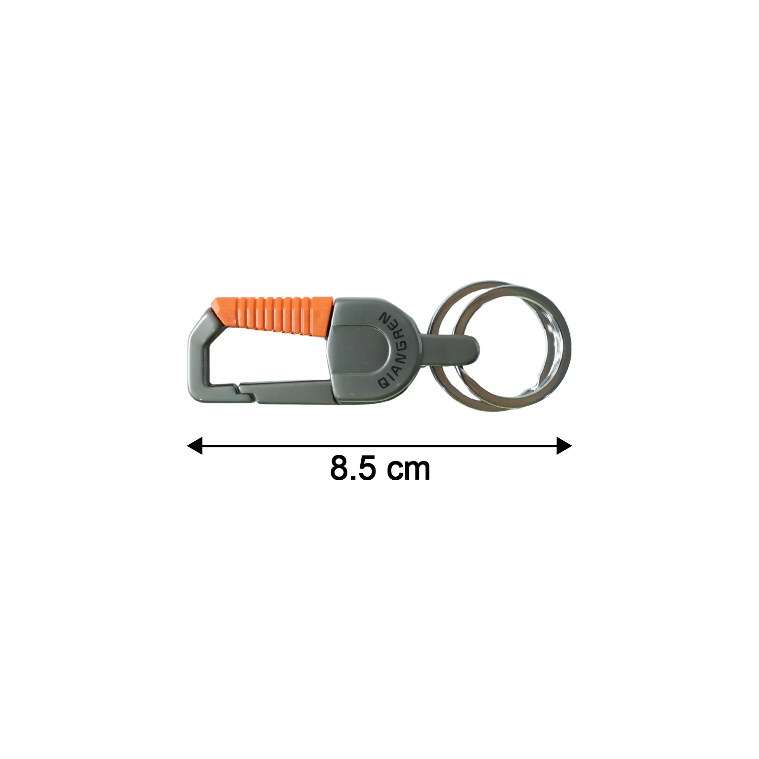 Premium Stylish Metal Key Holder with Safety Lock Clip Keychain (1 Pc) - Image 6
