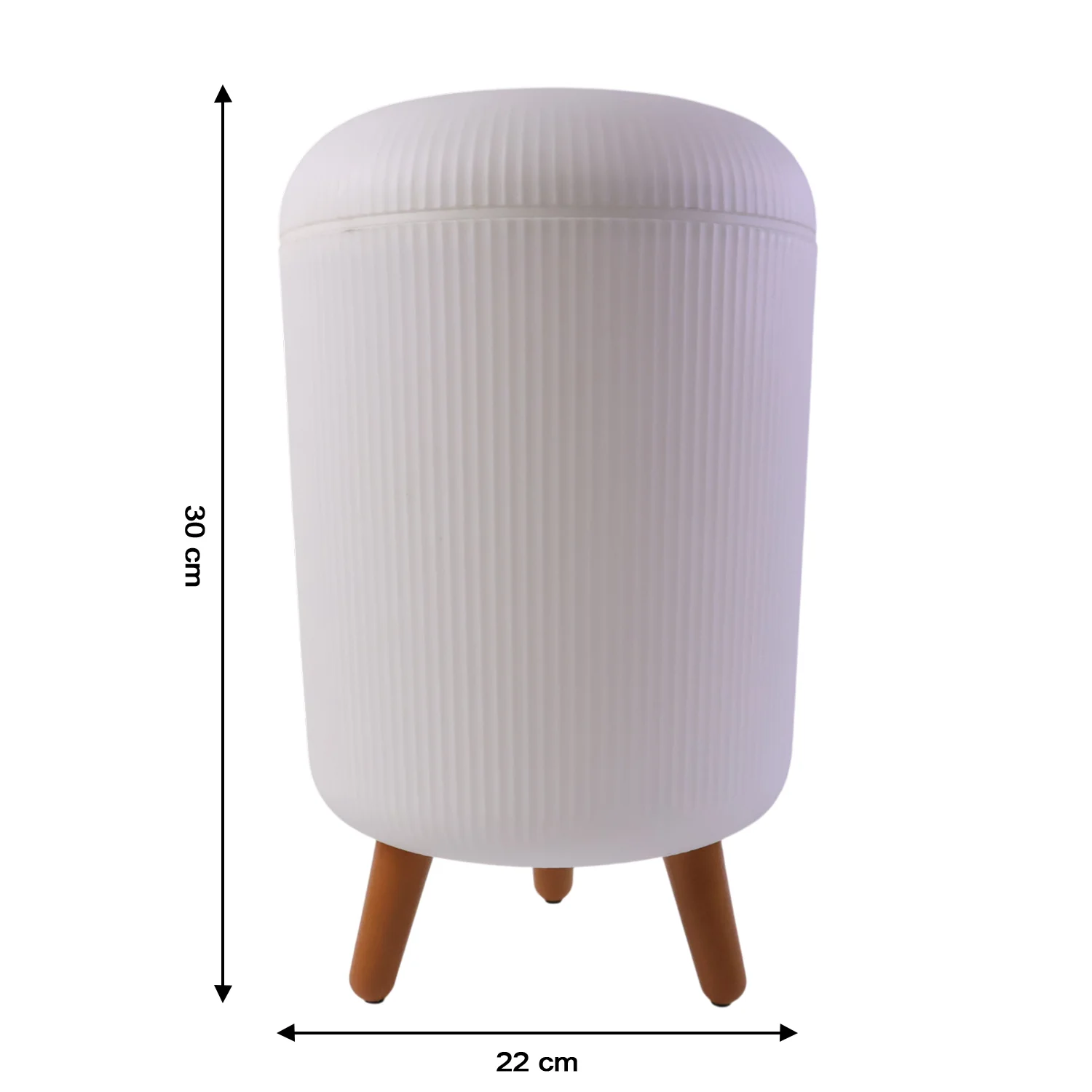 Premium Stylish Mini Dustbin (22x30 Cm, 1 Pc) - Image 6