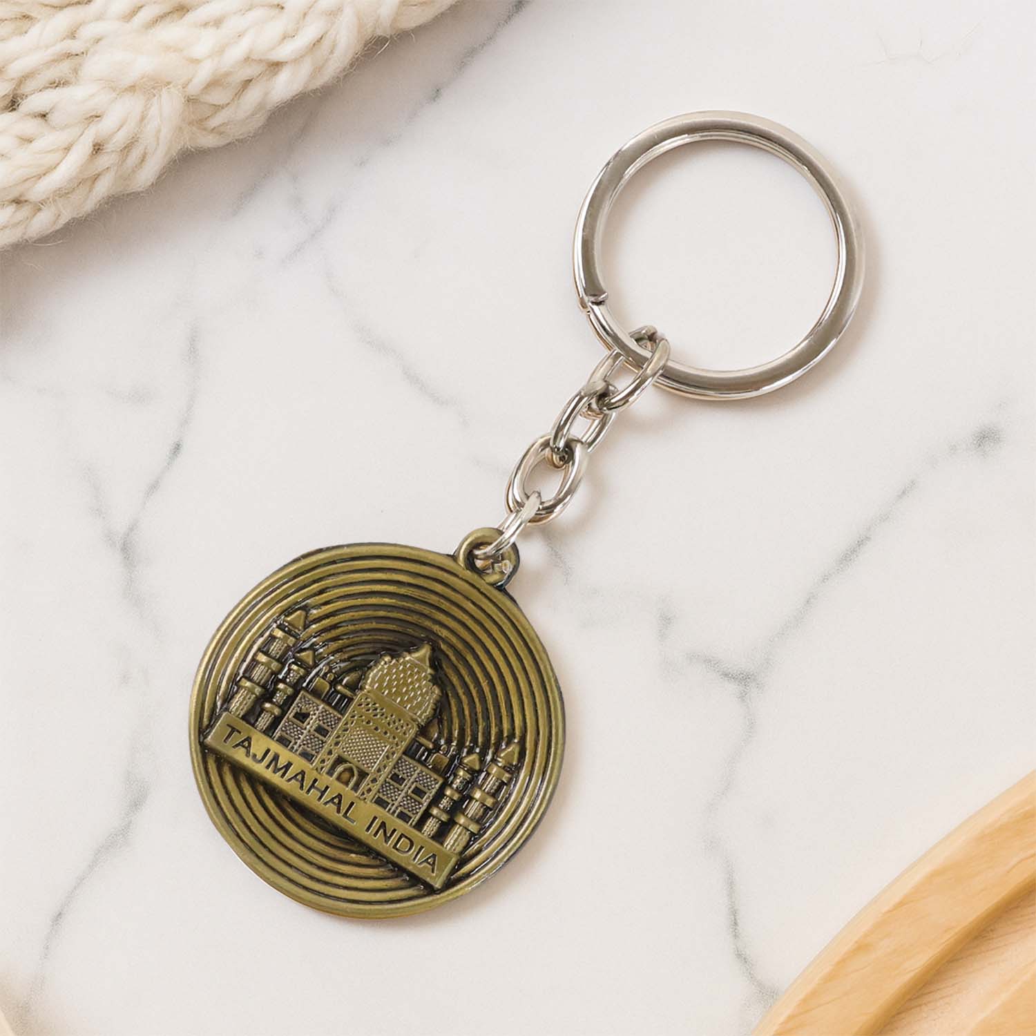 Premium Taj Mahal India Souvenir Keychain  (1 Pc) - Image 4