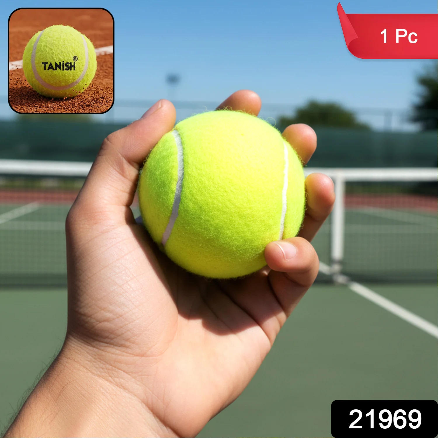 Premium Tennis Ball (1 Pc) - Image 2