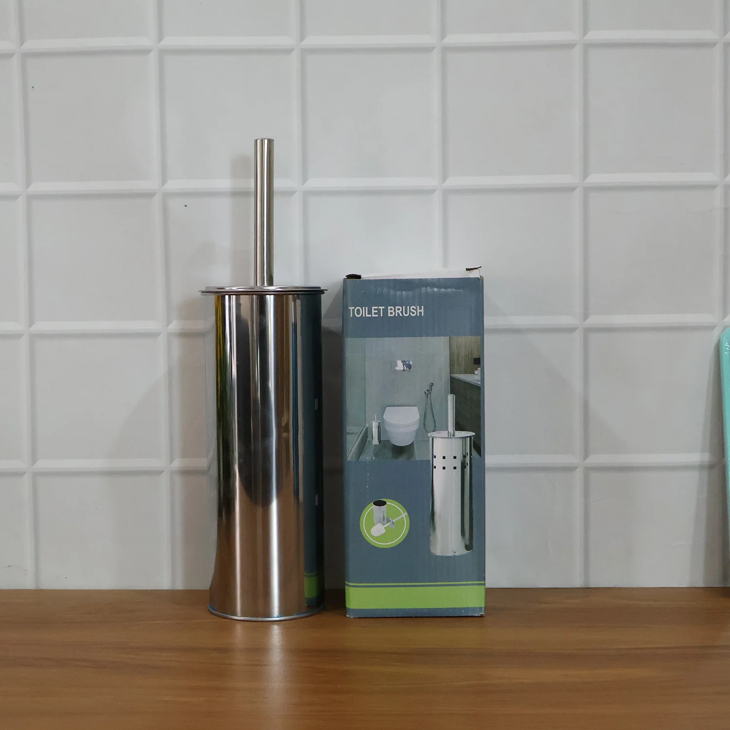 Premium Toilet Cleaning Brush with Holder Set (1 Pc) - Image 8