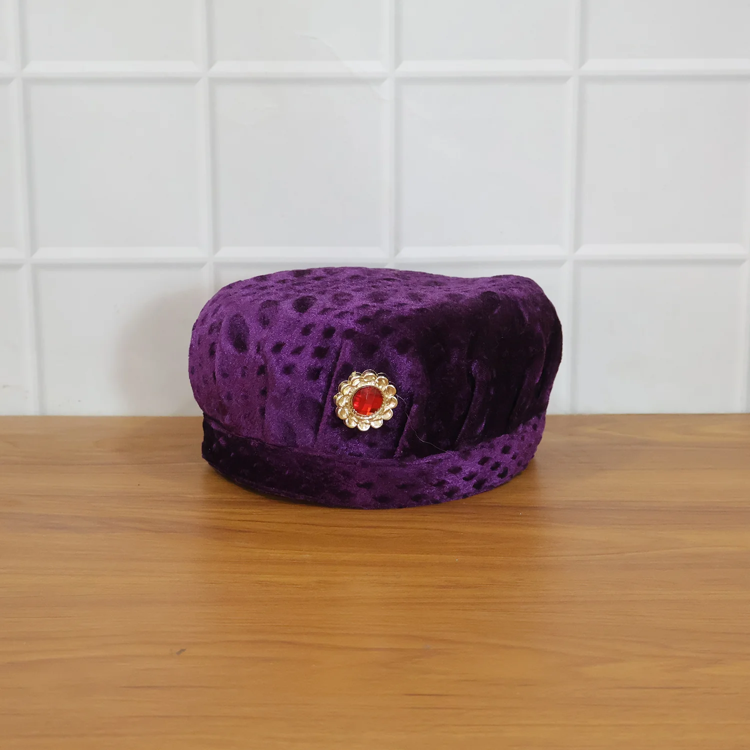 Premium Traditional Style Soft Velvet Cap (1 Pc) - Image 9