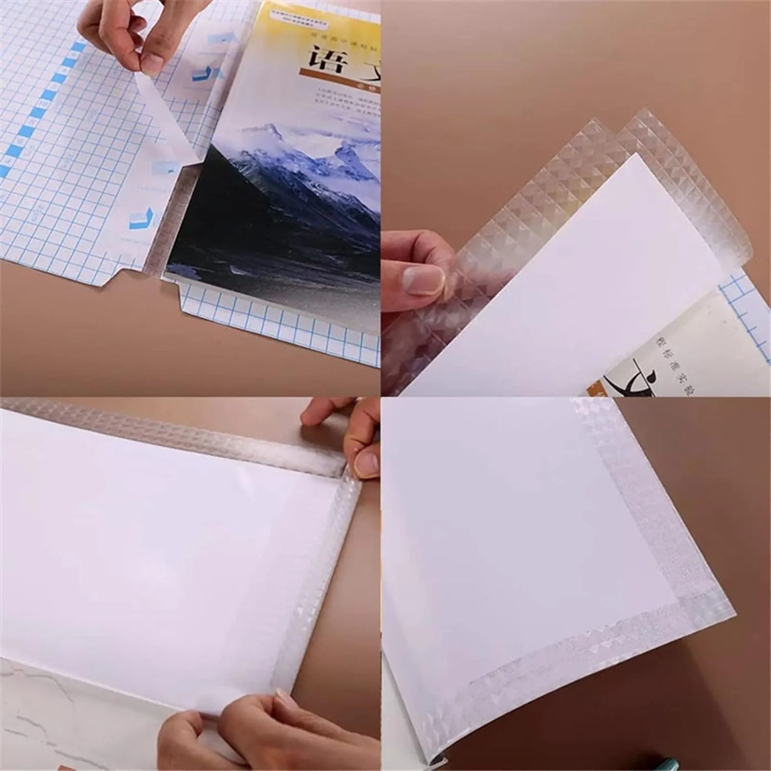 Premium Transparent Adhesive Book Cover Sheets (Mix Size / 30 Pc) - Image 7