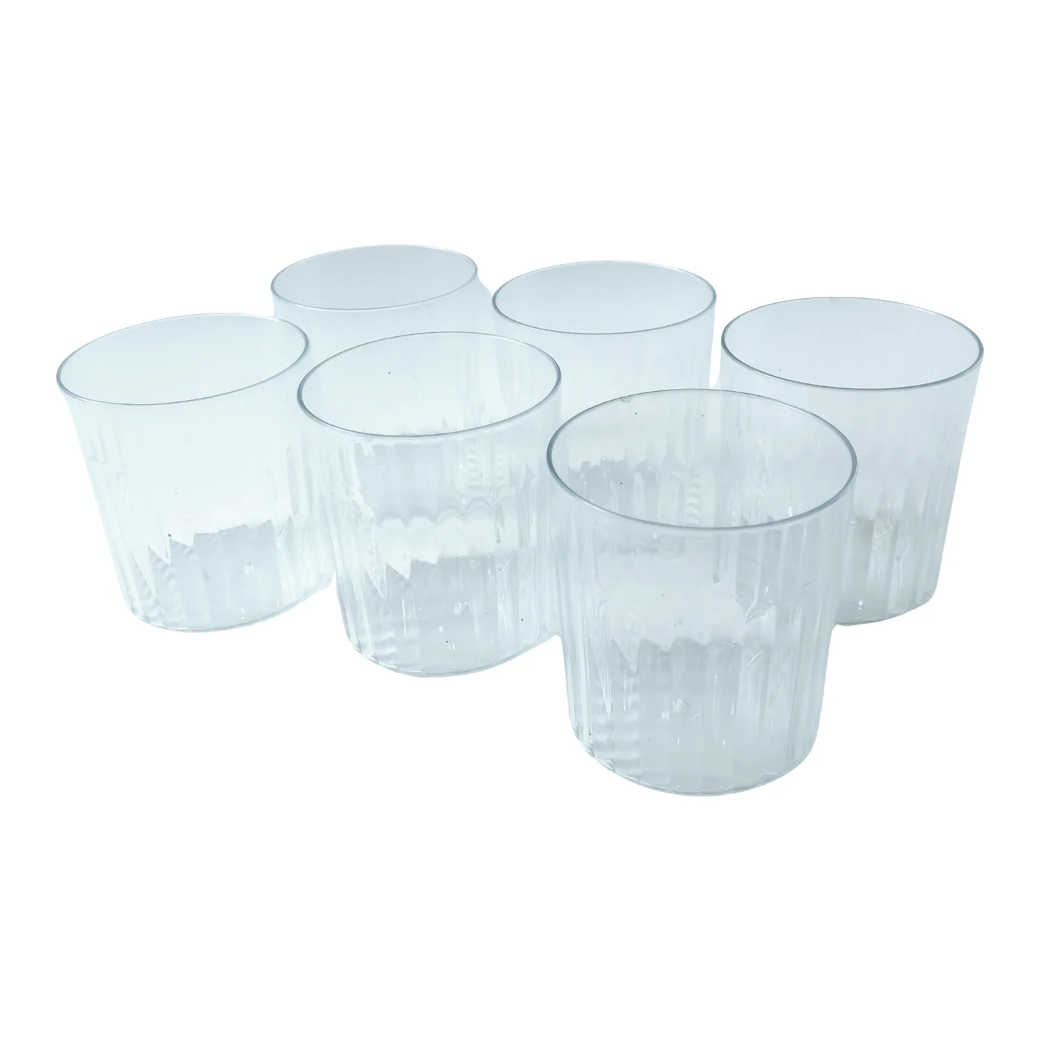Premium Transparent Drinking Glass Set (6 Pc Set, 300 ML Approx) - Image 5