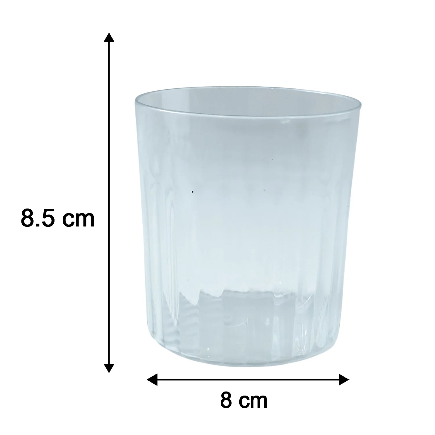 Premium Transparent Drinking Glass Set (6 Pc Set, 300 ML Approx) - Image 6