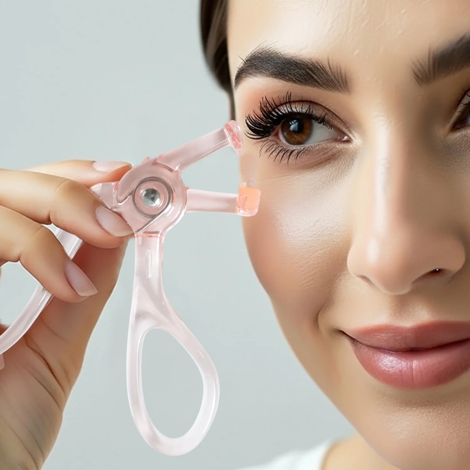 Premium Transparent Plastic Eyelash Curler (1 Pc) - Image 3