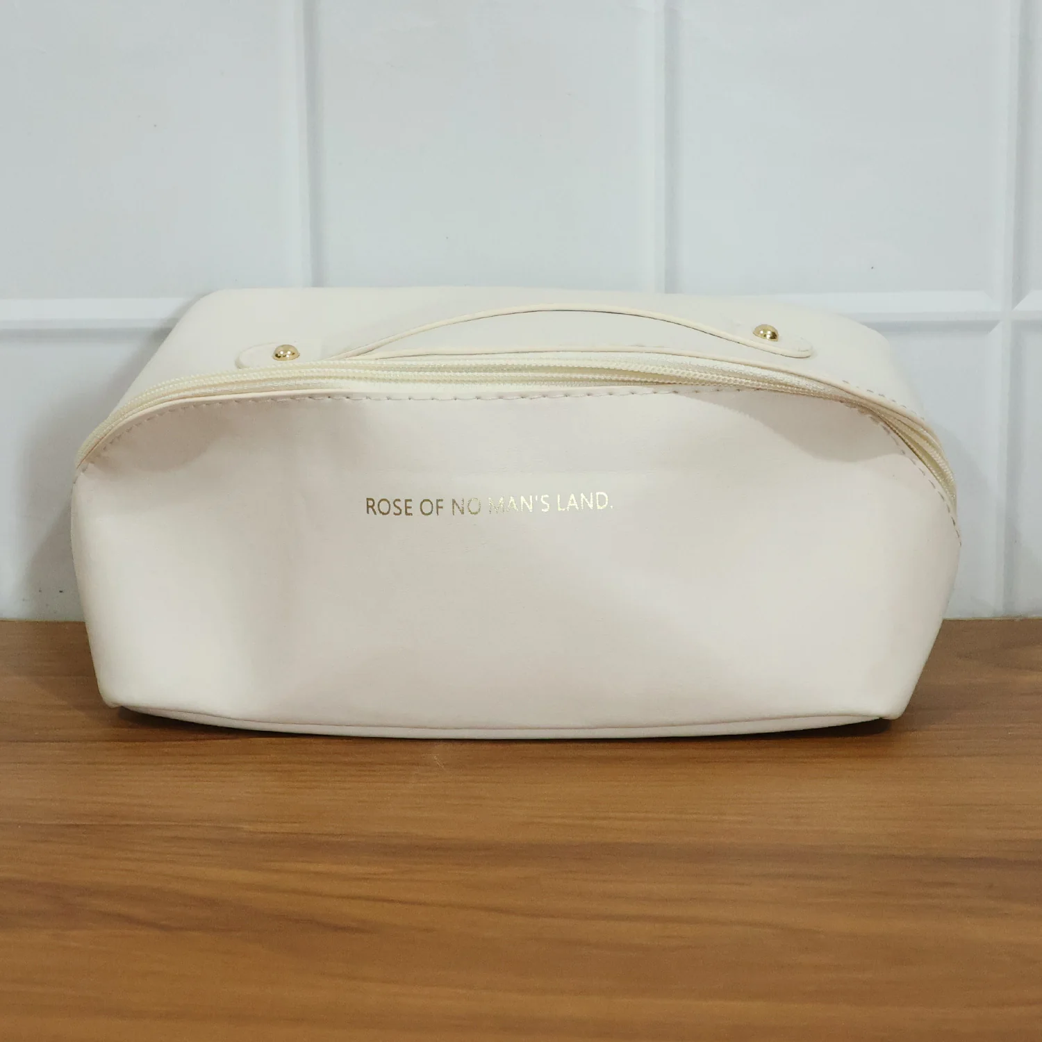 Travel Makeup & Toiletry Organizer Pouch with Zipper & Handle (1 Pc / Mix Color) - Image 8