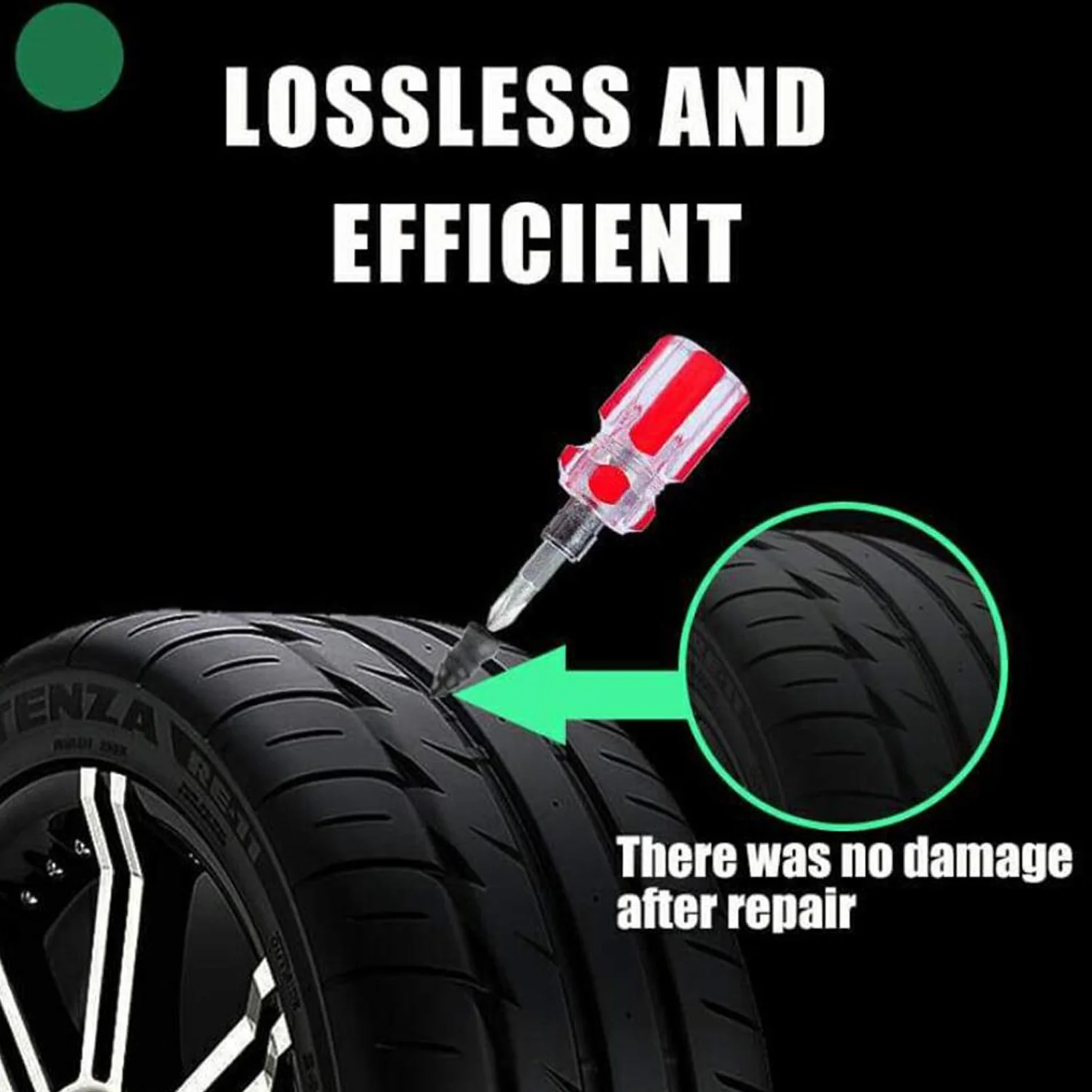 Premium Tubeless Tire Repair Rubber Plug 1 Pc - Image 3