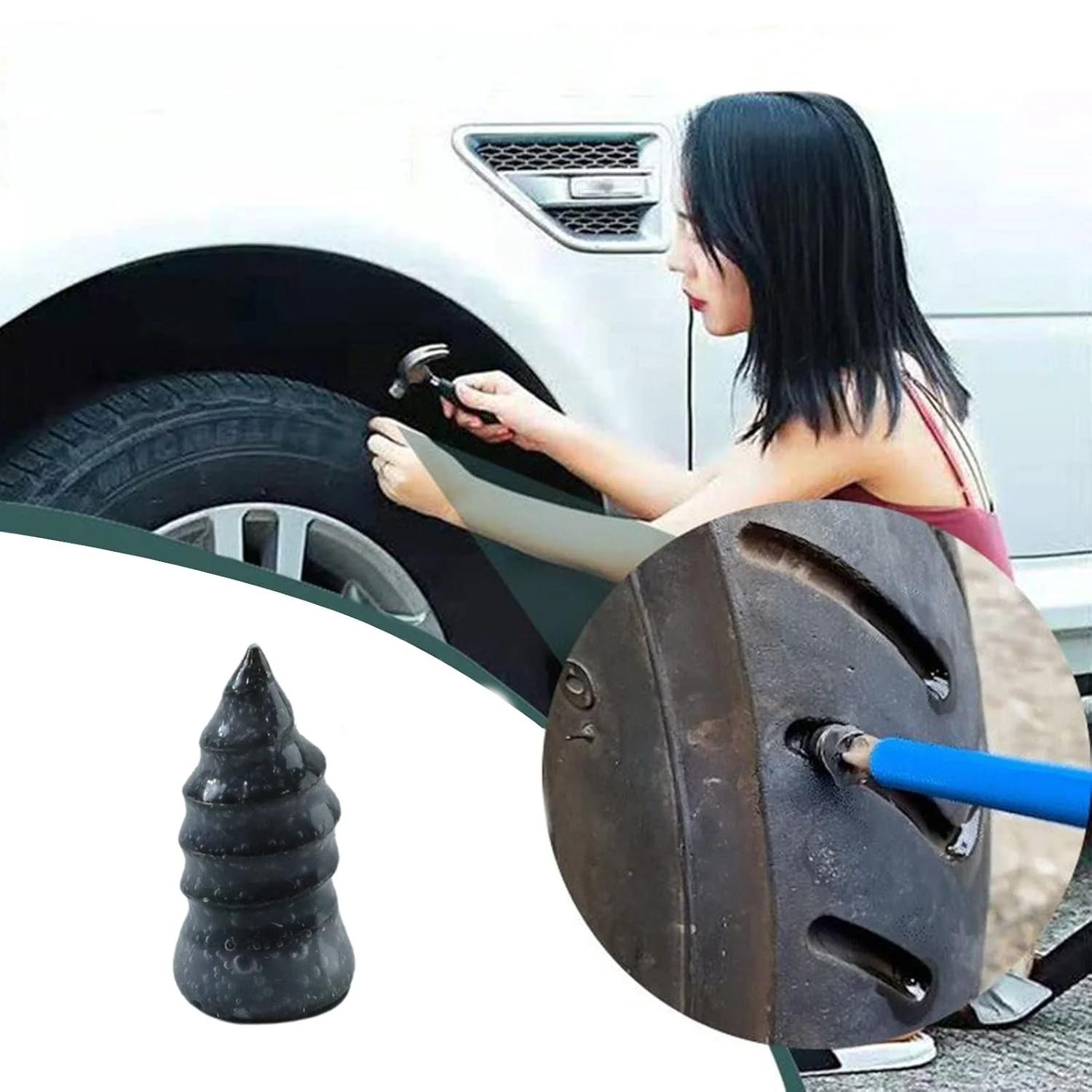 Premium Tubeless Tire Repair Rubber Plug 1 Pc - Image 8