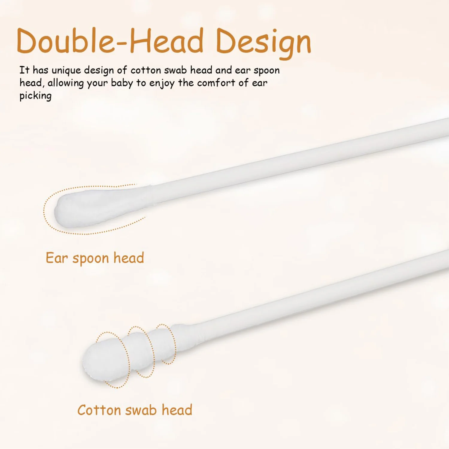 Premium Ultra-Soft Baby Cotton Swabs (200 Pc) - Image 4