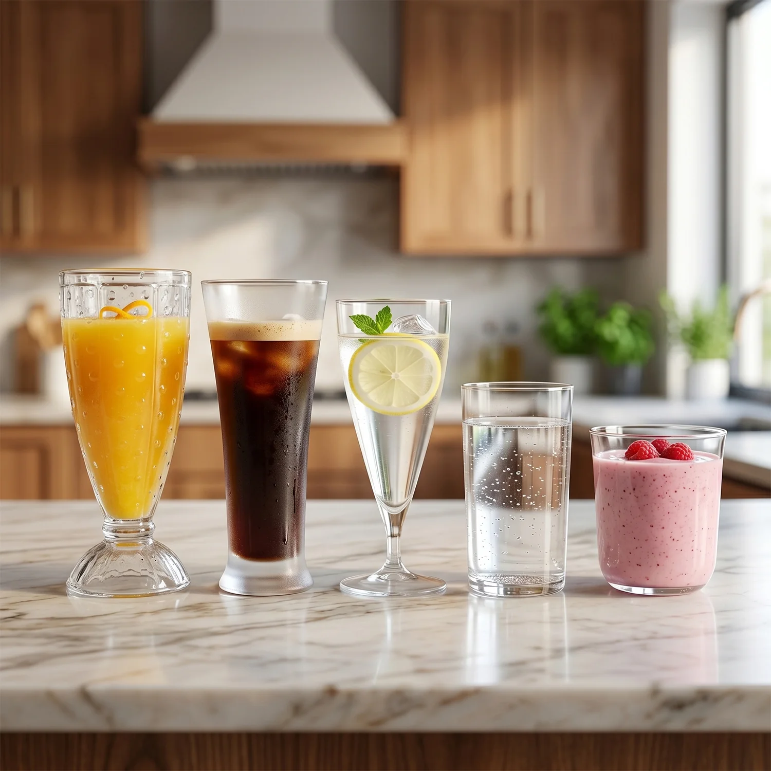 Premium Unbreakable Plastic Drinking Glass (1 Pc, Mix Design) - Image 5
