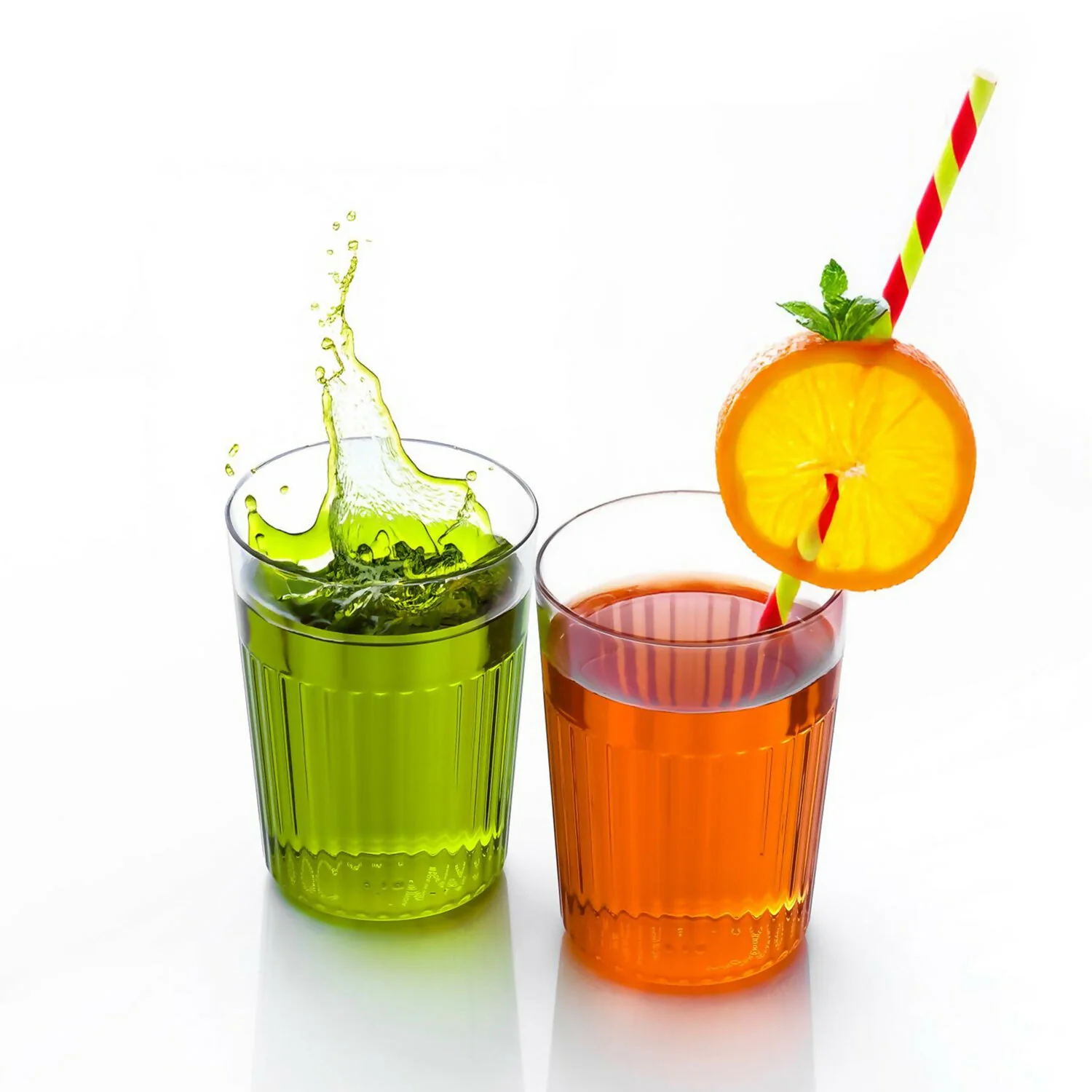 Premium Unbreakable Plastic Glass Set 300ml (6 Pieces) - Image 3