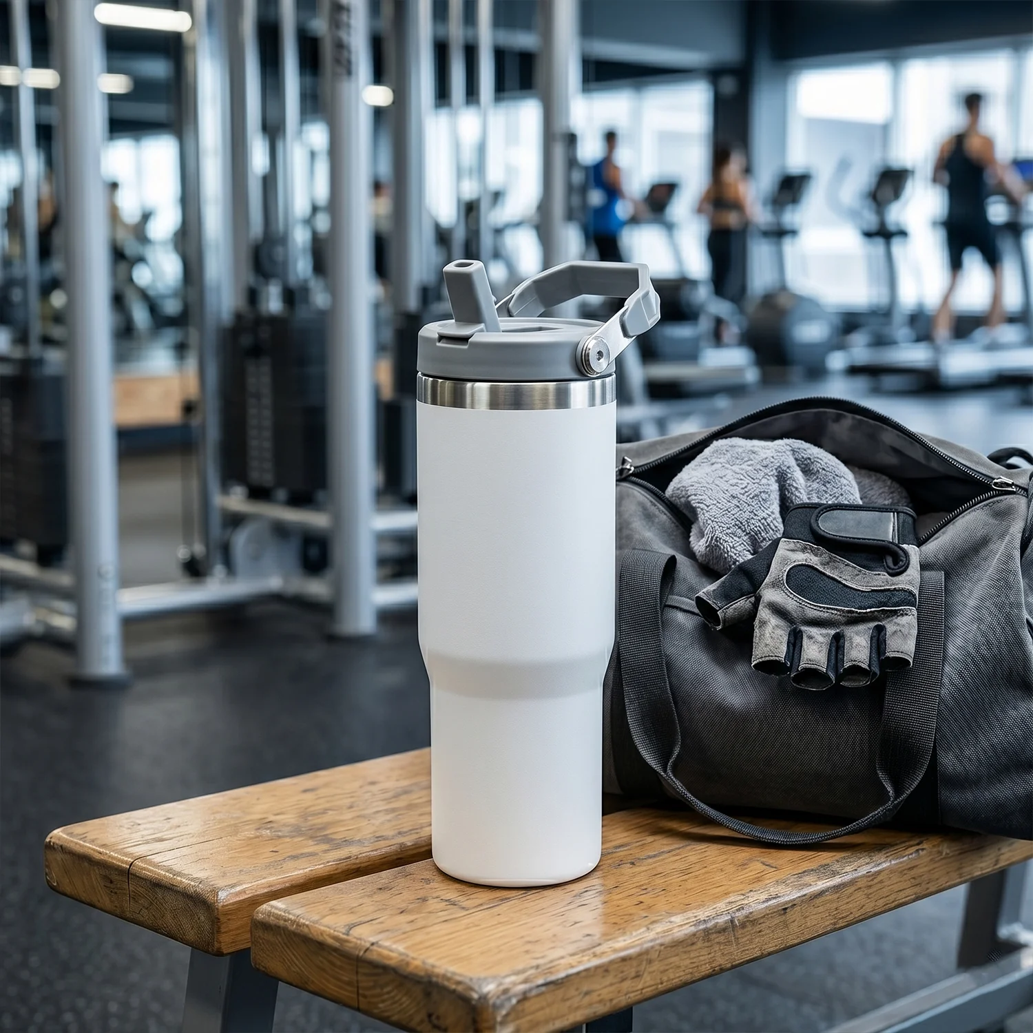 Premium Vacuum Insulated Stainless Steel Tumbler Mug (1 Pc, 890 ML) - Image 5