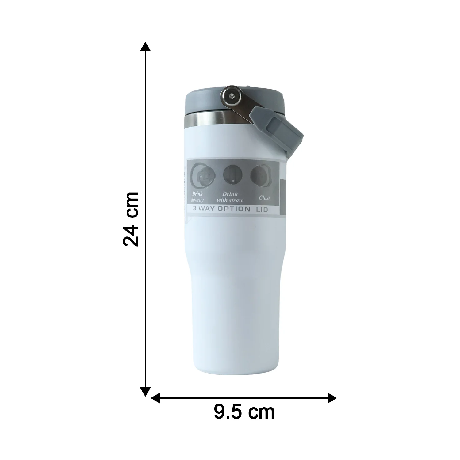 Premium Vacuum Insulated Stainless Steel Tumbler Mug (1 Pc, 890 ML) - Image 6