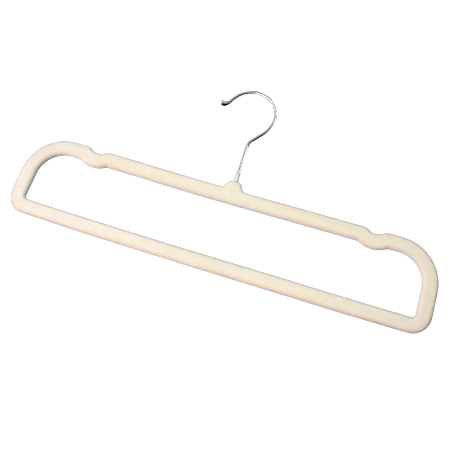 Premium Velvet Non-Slip Cloth Hanger with Metal Hook (1 Pc) - Image 5