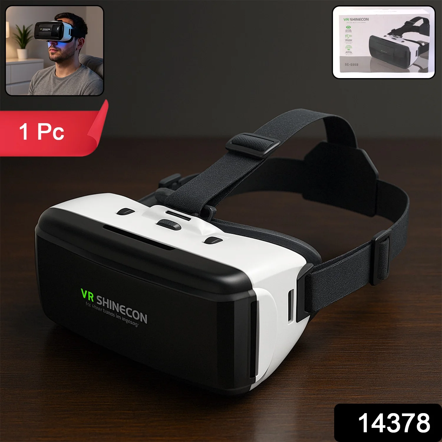 Premium VR 3D Virtual Reality Headset (1 Pc) - Image 2