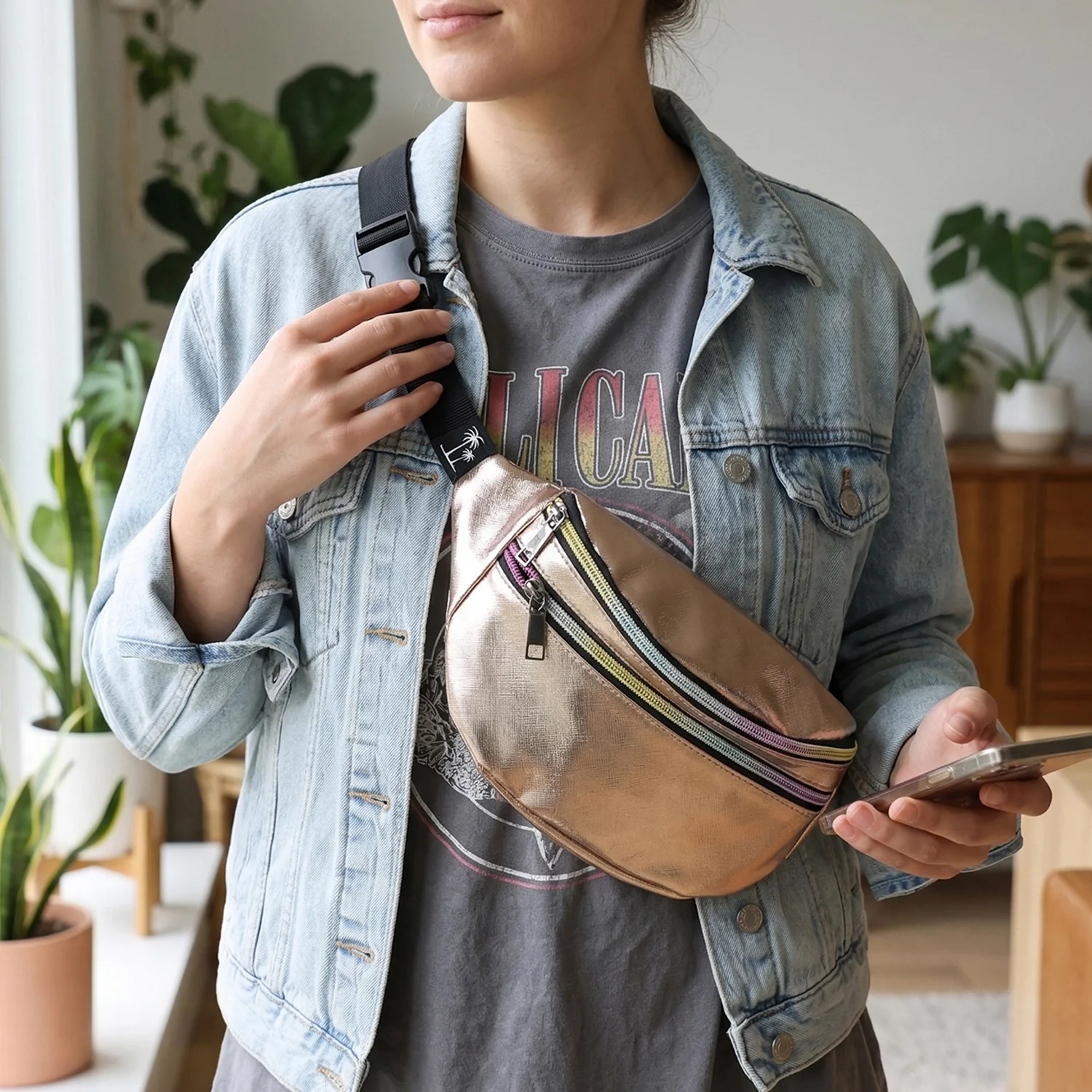 Premium Waist Bag with Adjustable Strap 10x22 Cm 1 Pc - Image 3