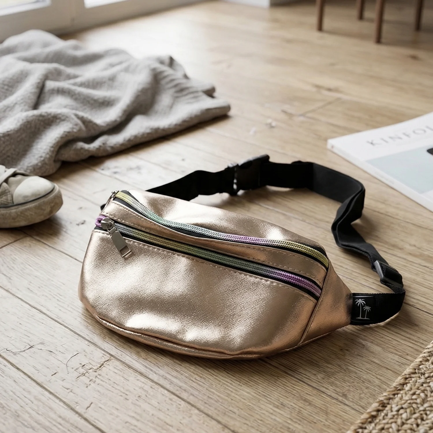 Premium Waist Bag with Adjustable Strap 10x22 Cm 1 Pc - Image 7
