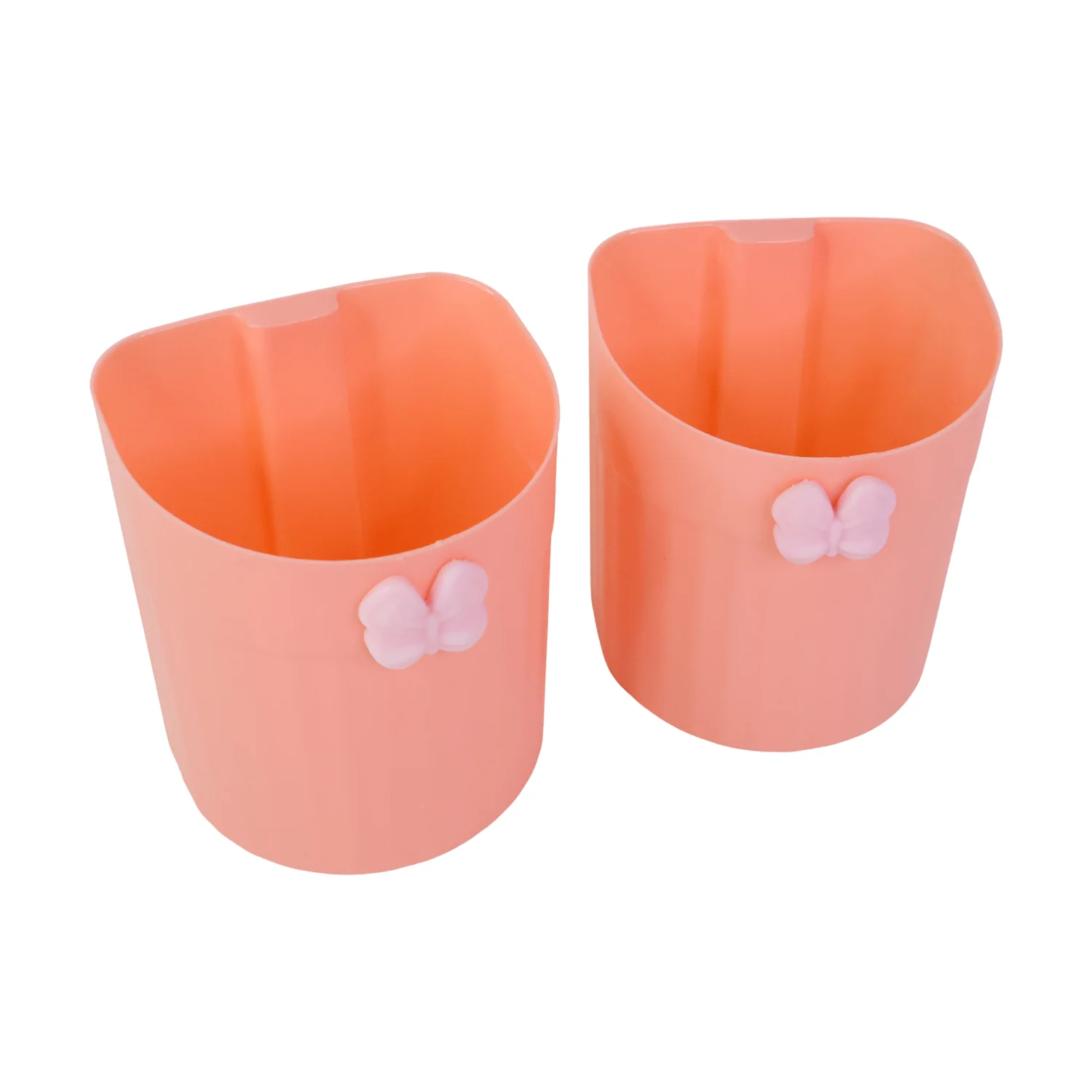 Premium Wall-Mounted Toothbrush Holder with Butterfly Design (2 Pc) - Image 5