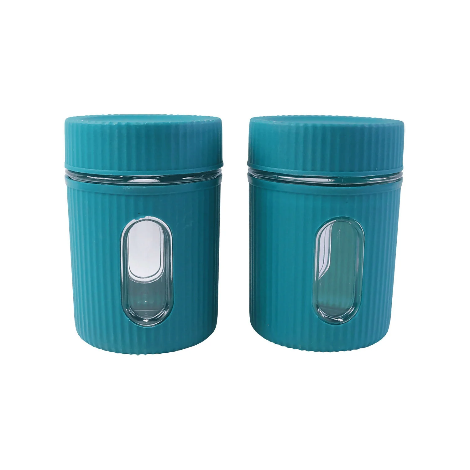 Premium Window Jar Set Airtight Kitchen Storage Jars with View Window (2 Pc Of 750ml) - Image 5